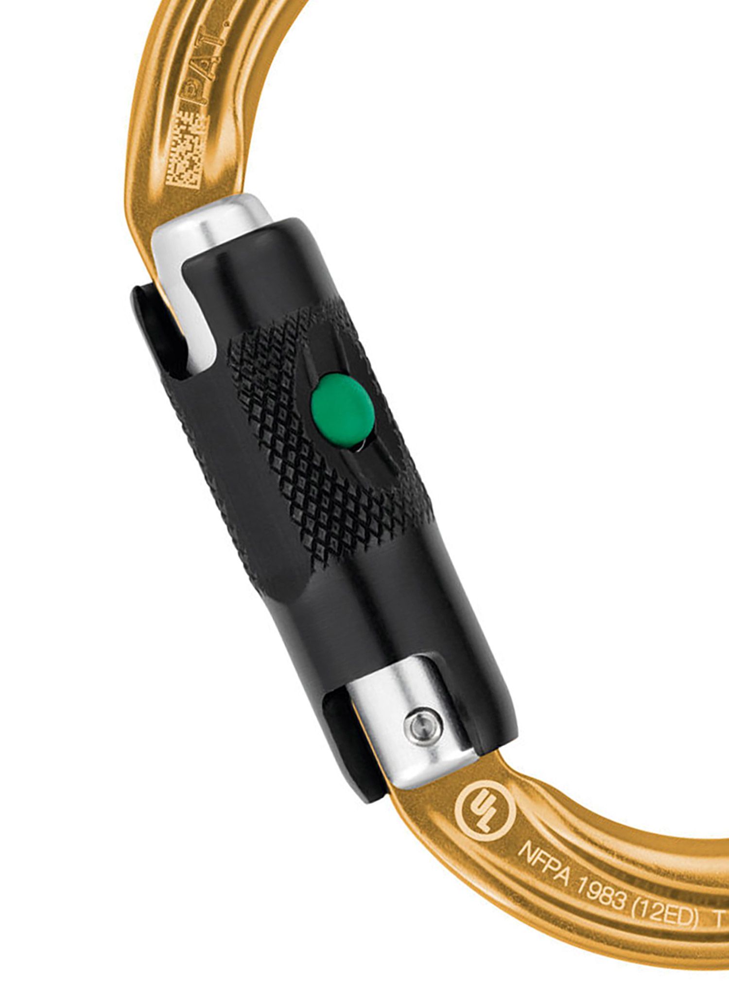 Karabína Petzl Am'D Ball-Lock - gold