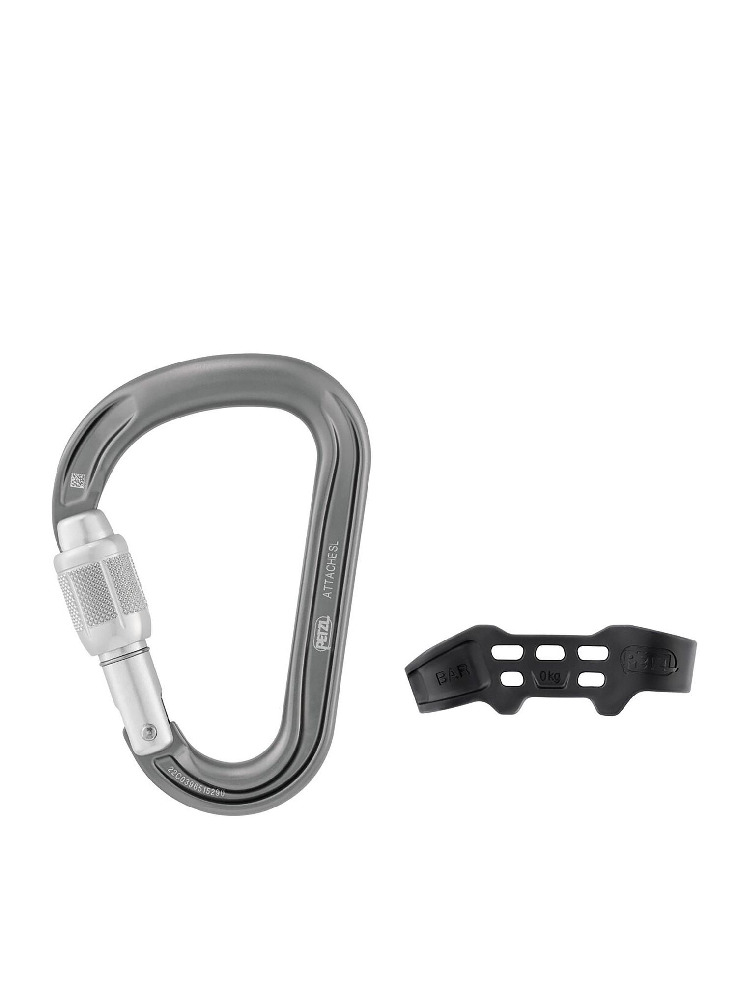 Karabína Petzl Attache Bar Screw Lock
