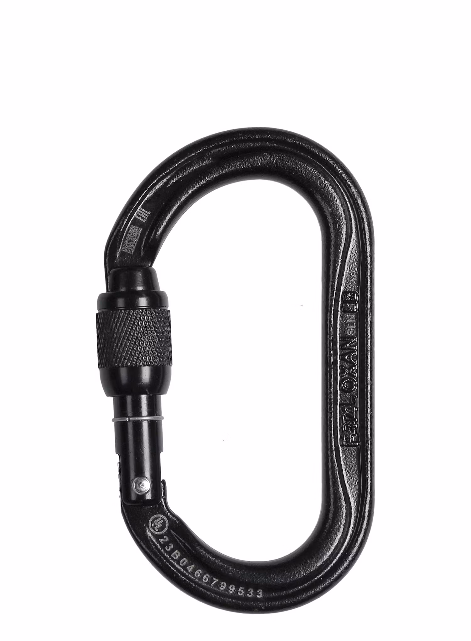 Karabína Petzl Oxan Screw-Lock - black