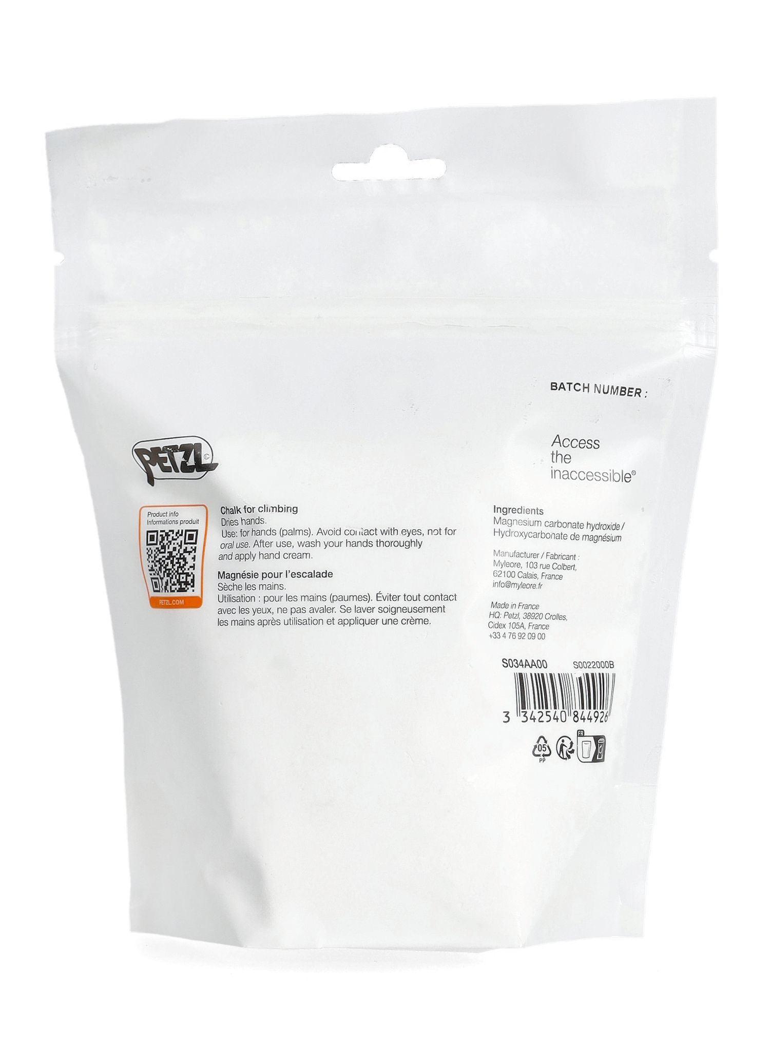 Magnézium Petzl Power Crunch 200g - white