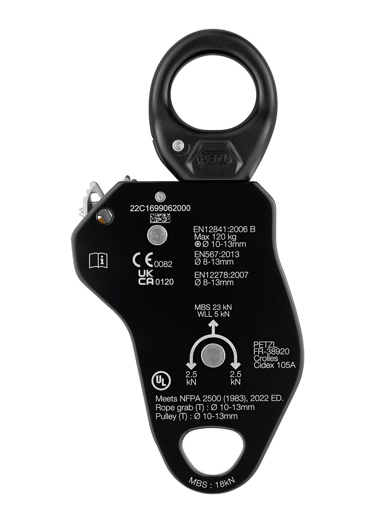 Kladka na lano Petzl Pro Traxion