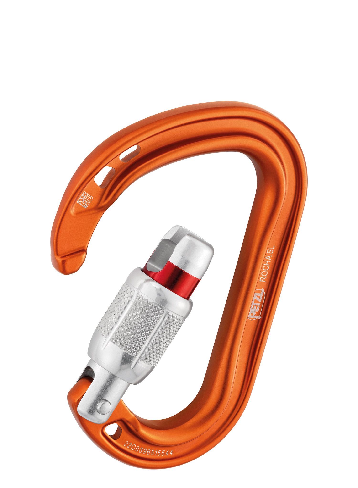 Karabína Petzl Rocha Screw-Lock - orange