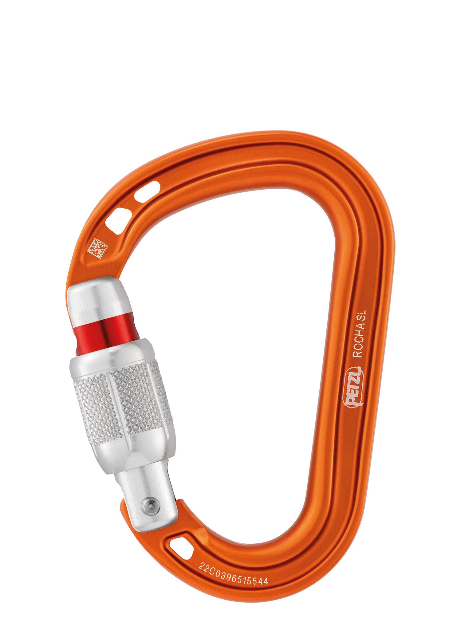 Karabína Petzl Rocha Screw-Lock - orange