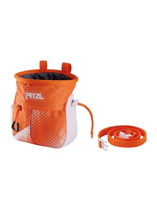 Vrecko na magnézium Petzl Sakapoche - orange/white
