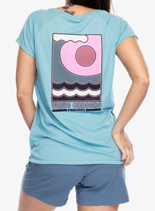 Dámske tričko Protest Prtixy Surf T Short Sleeves - vision blue