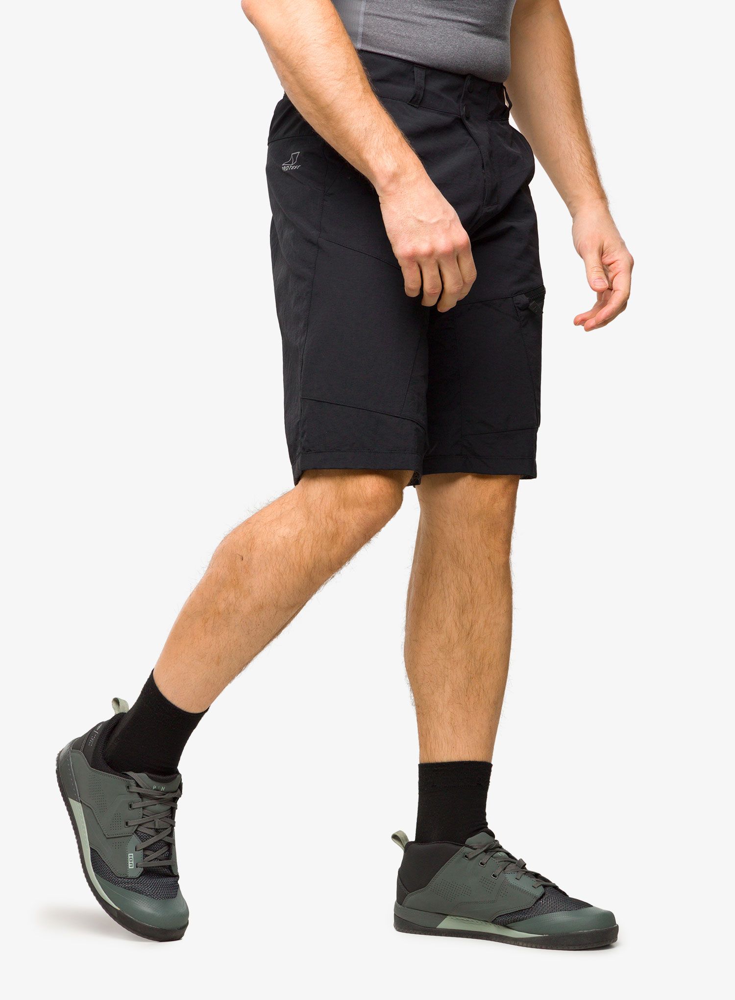 MTB šortky Protest Prtleezer Cycling Shorts - true black