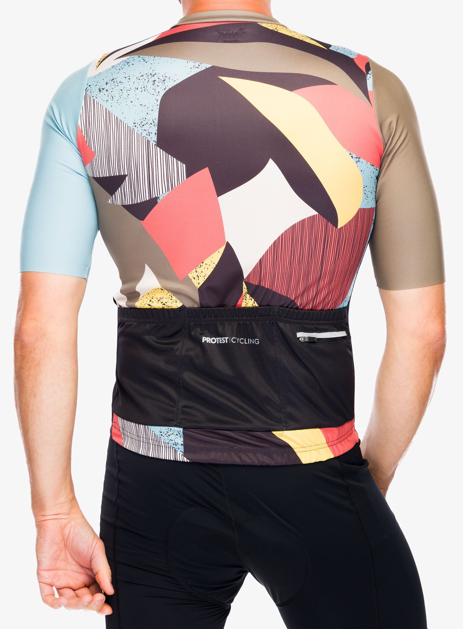 Cyklodres Protest Prtpenck Cycling Jersey Short Sleeve - artichoke green