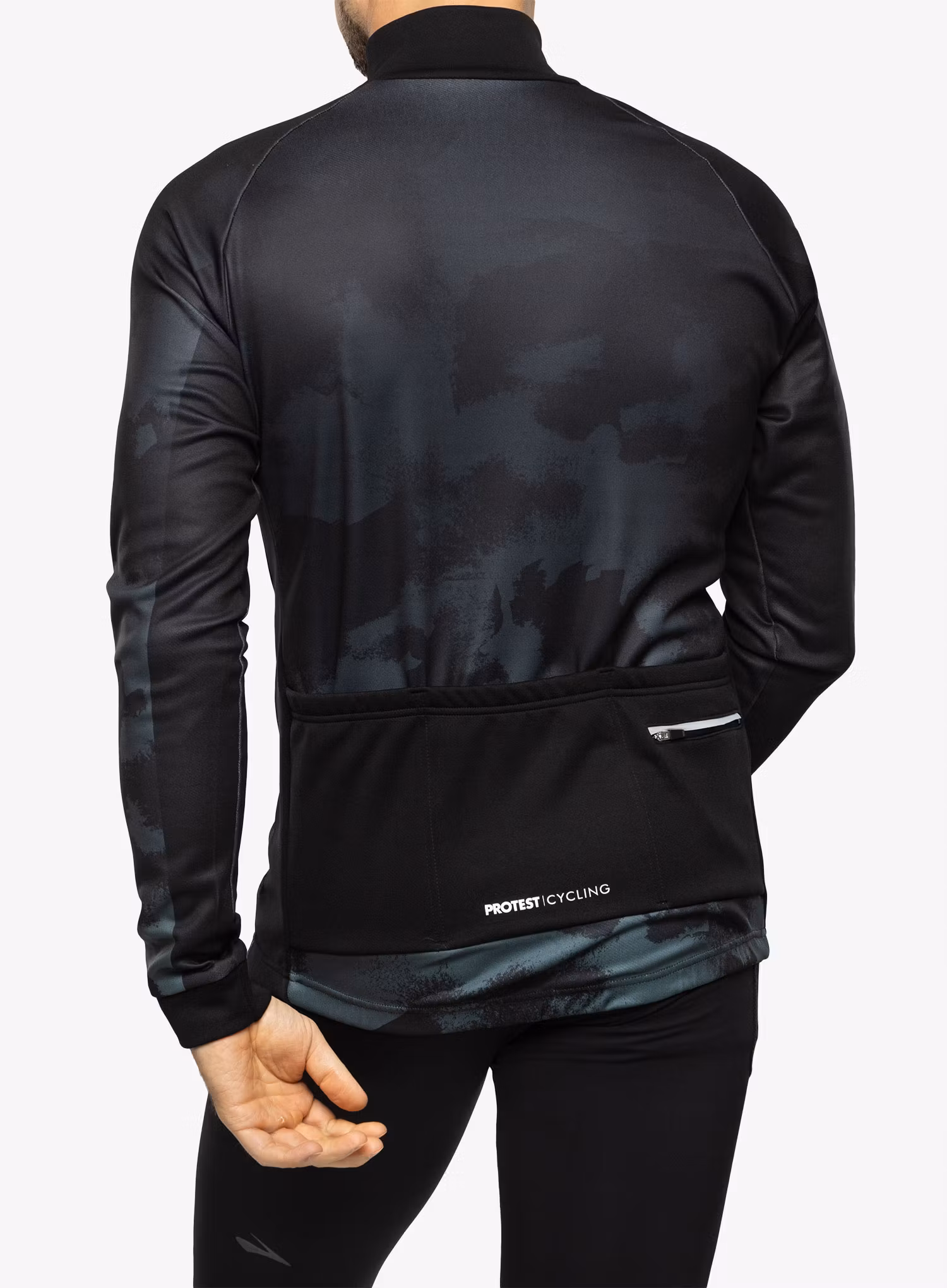 Cyklistická mikina Protest Prtpoppel Cycling Jacket - true black