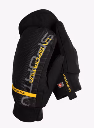Rukavice La Sportiva Race Overgloves ECO - black/yellow