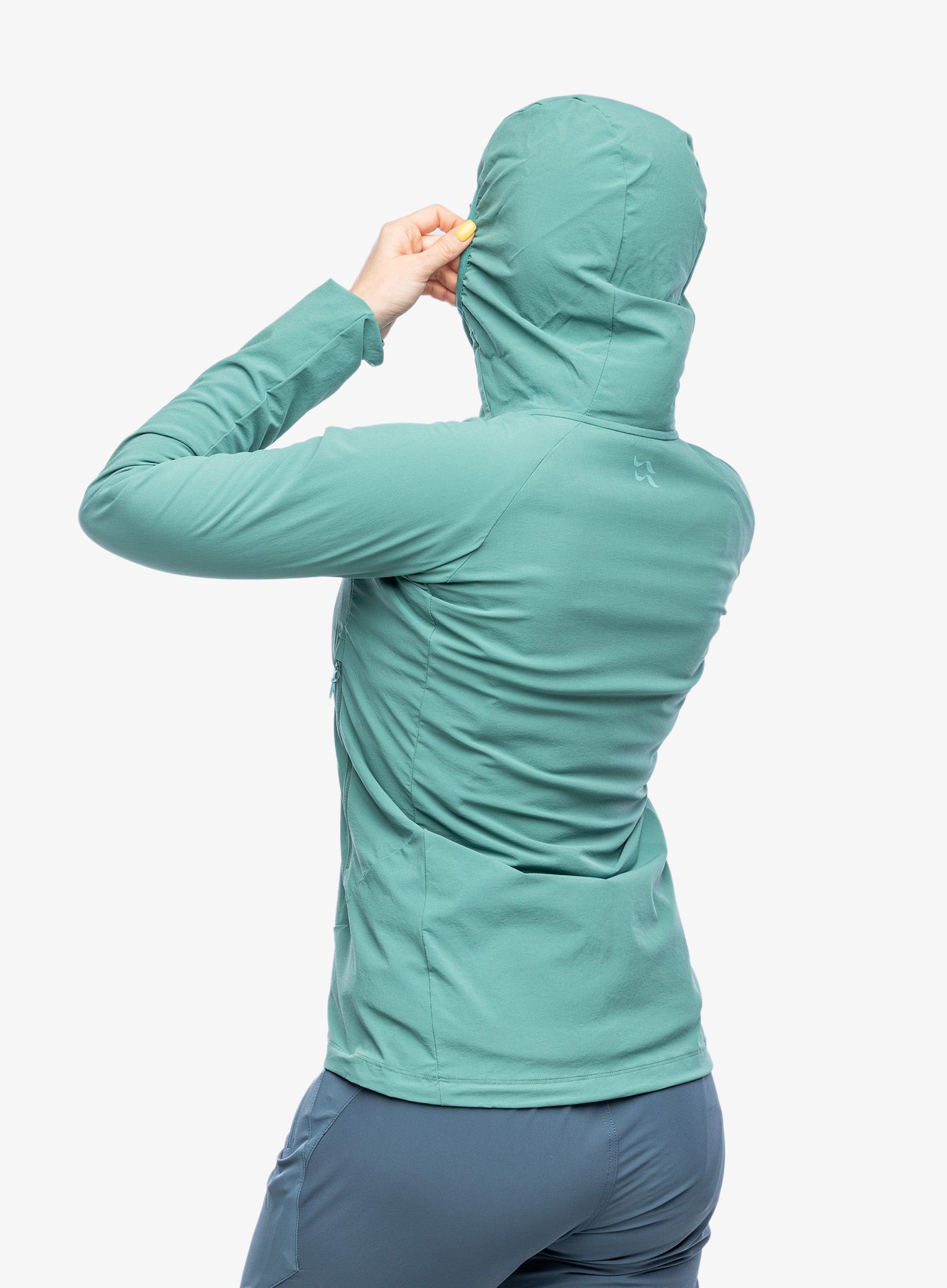 Softshellová bunda dámska Rab Borealis Jacket - eucalyptus