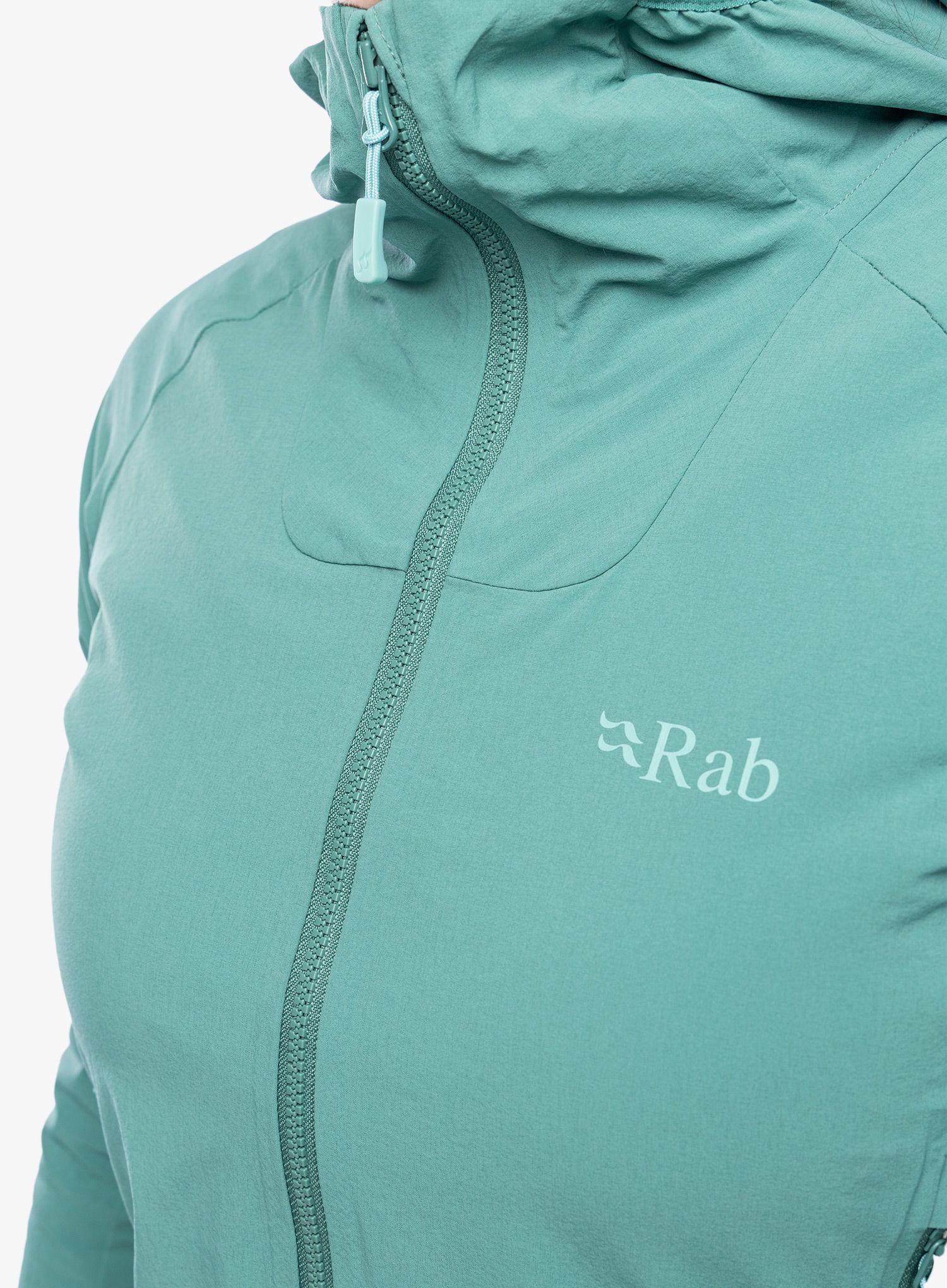 Softshellová bunda dámska Rab Borealis Jacket - eucalyptus