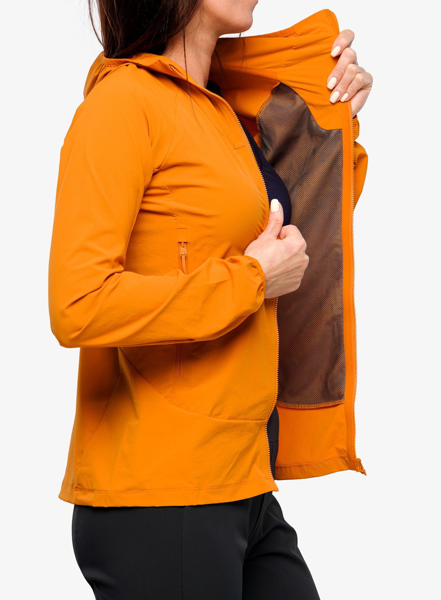 Softshellová bunda dámska Rab Borealis Jacket - marmalade