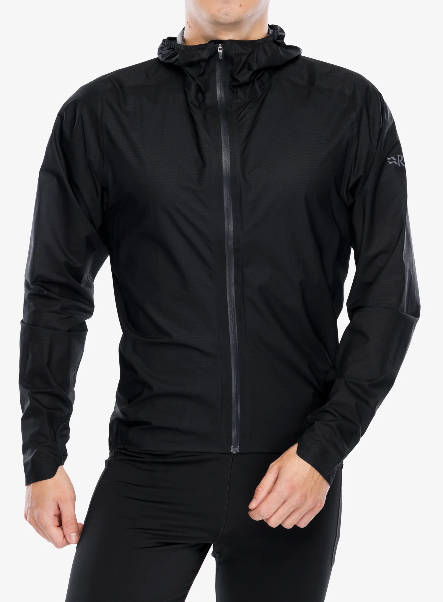 Cyklistická bunda Rab Cinder Phantom Jacket - ebony