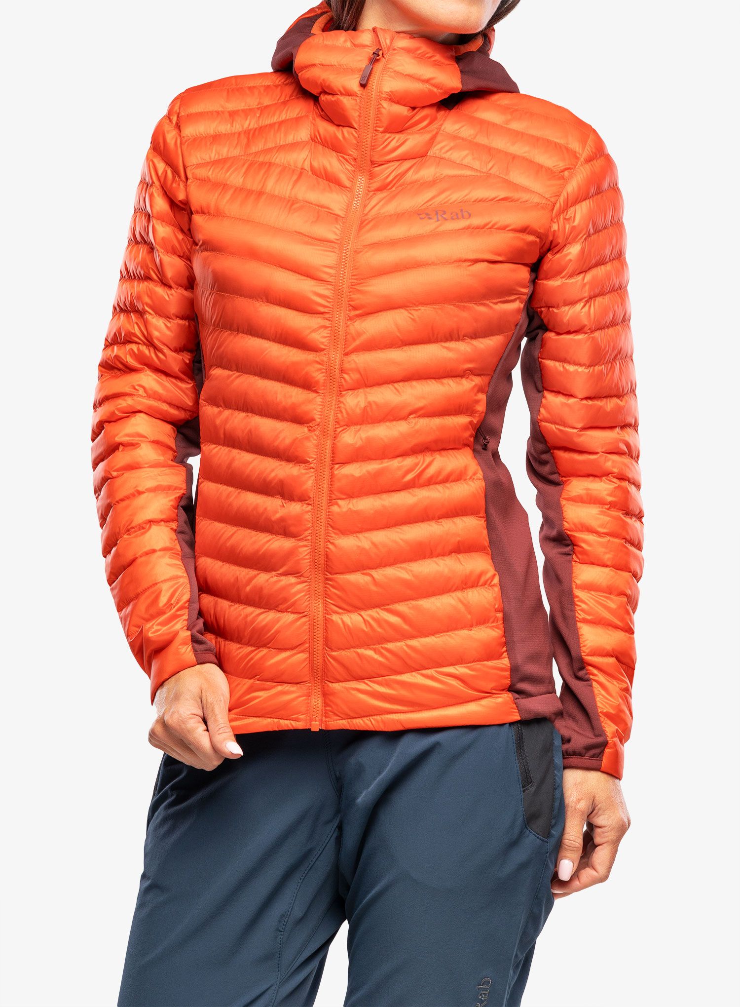 Bunda dámska Rab Cirrus Flex 2.0 Hoody - red grapefruit