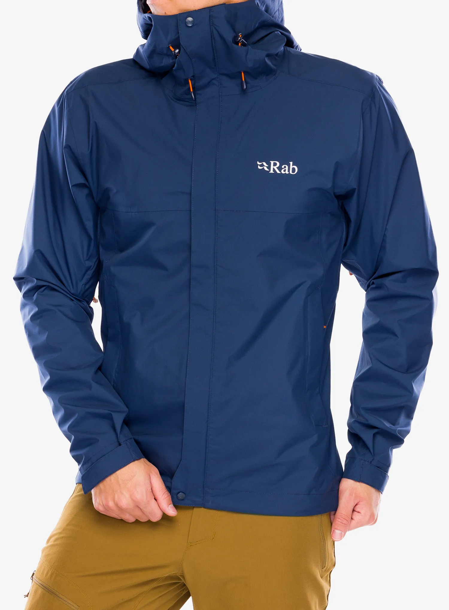 Nepremokavá bunda Rab Downpour Eco Jacket - deep ink
