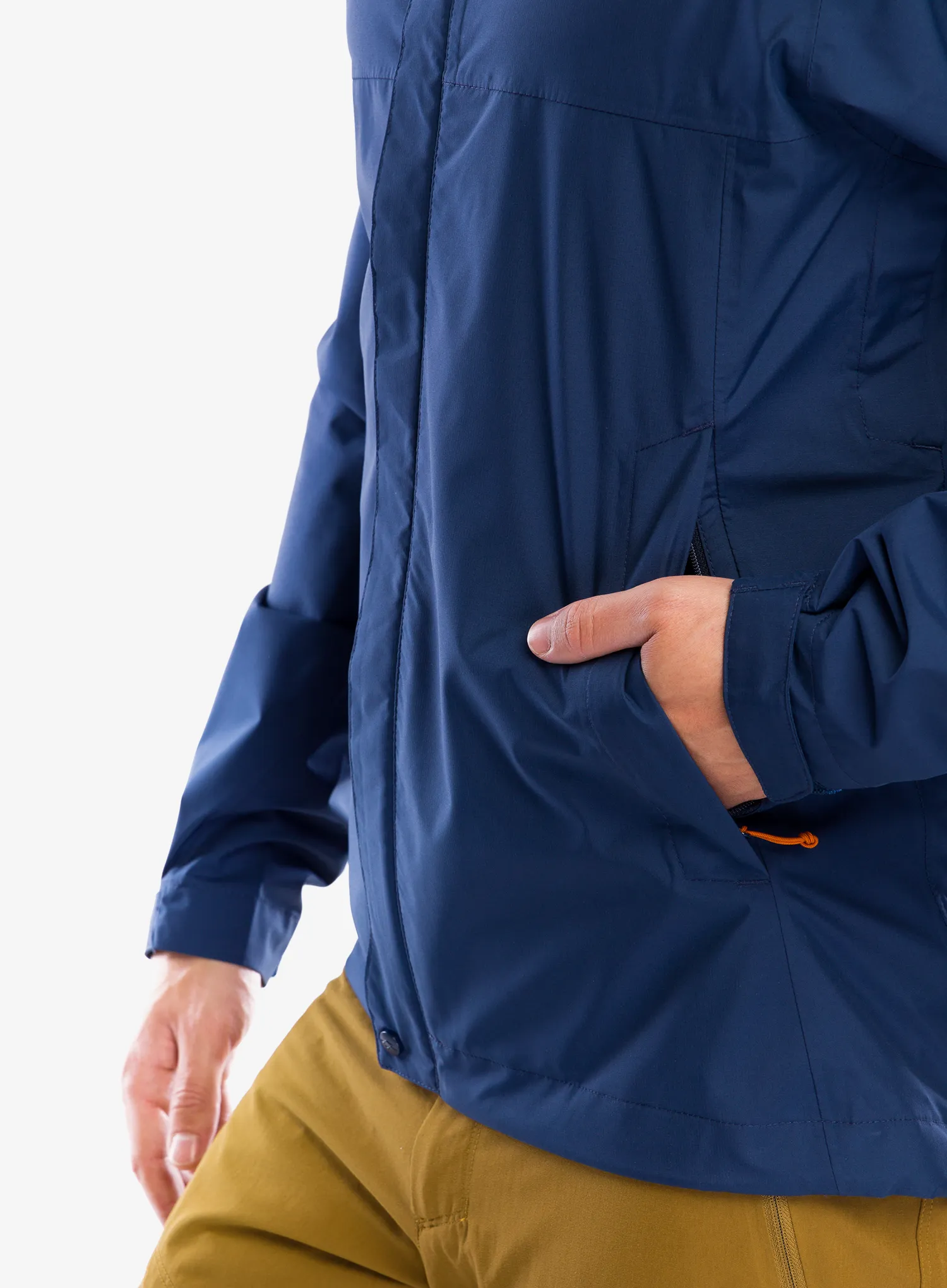Nepremokavá bunda Rab Downpour Eco Jacket - deep ink