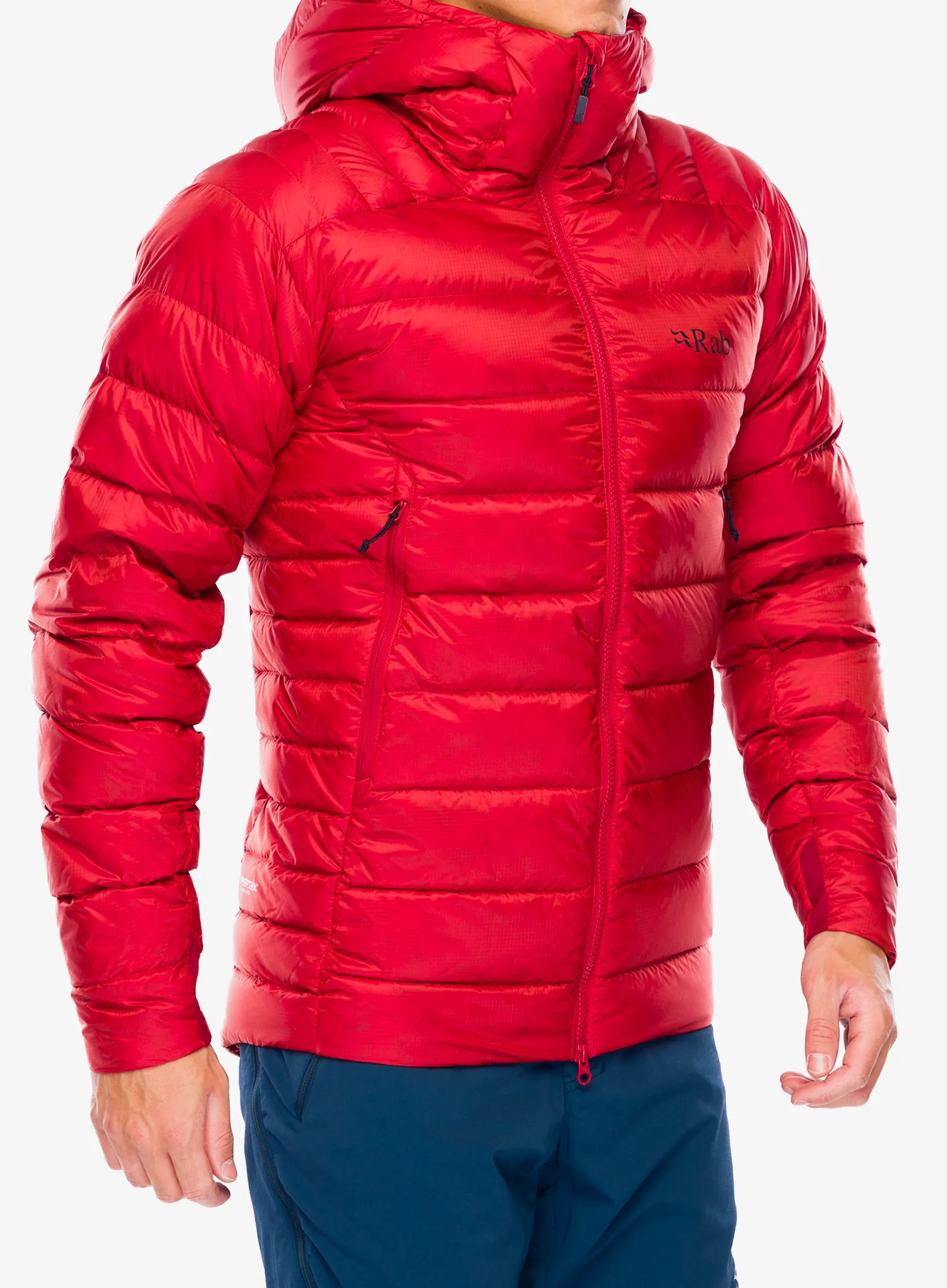 Páperová bunda Rab Electron Pro Jacket - tuscan red