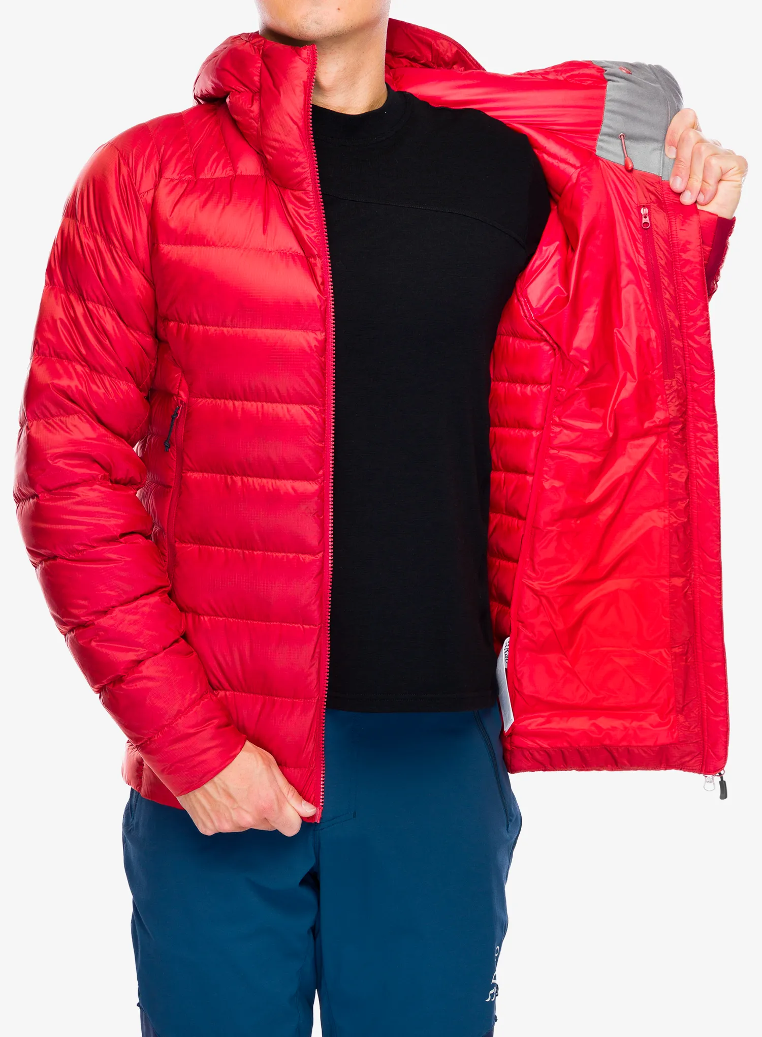Páperová bunda Rab Electron Pro Jacket - tuscan red