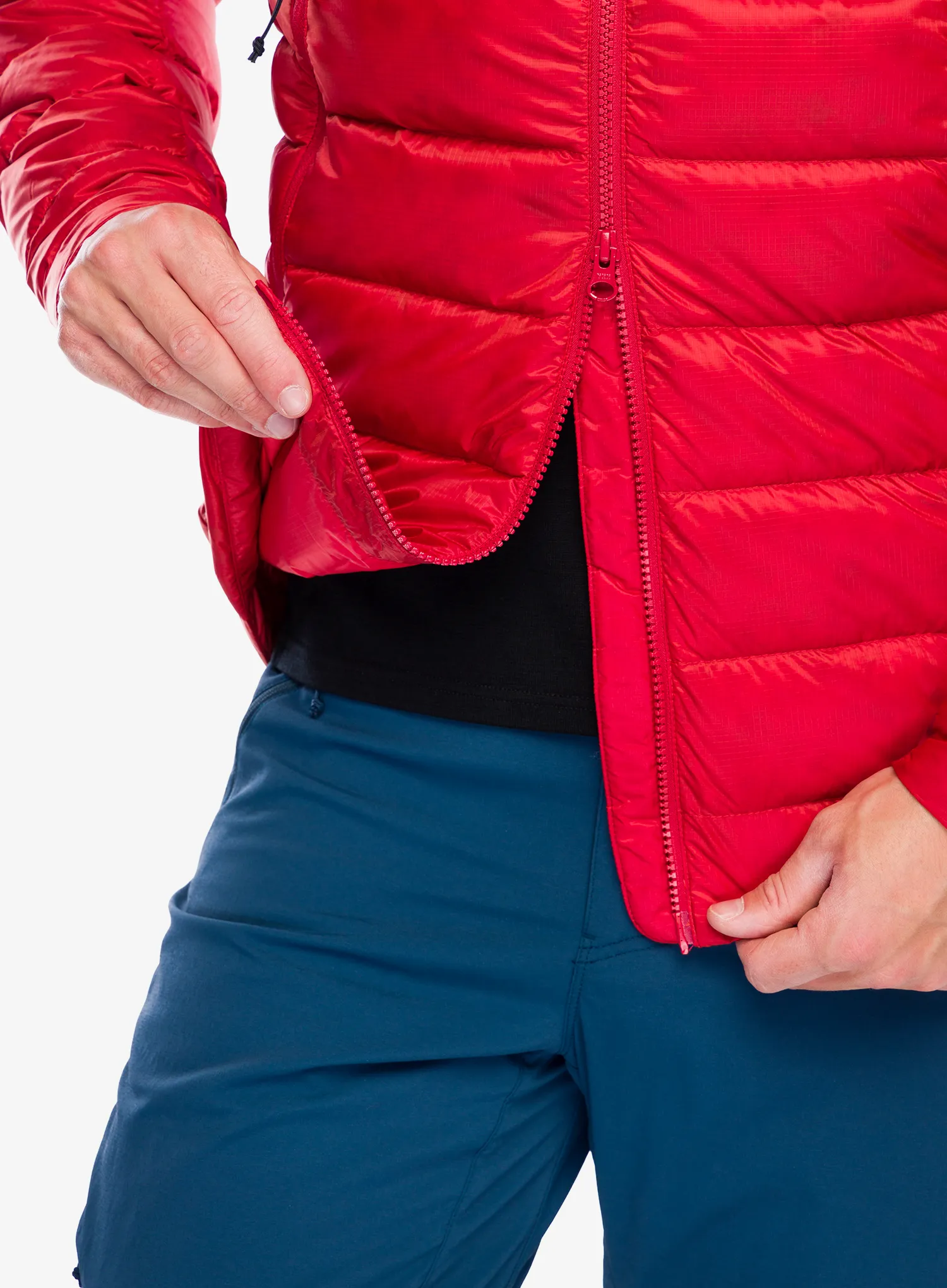 Páperová bunda Rab Electron Pro Jacket - tuscan red