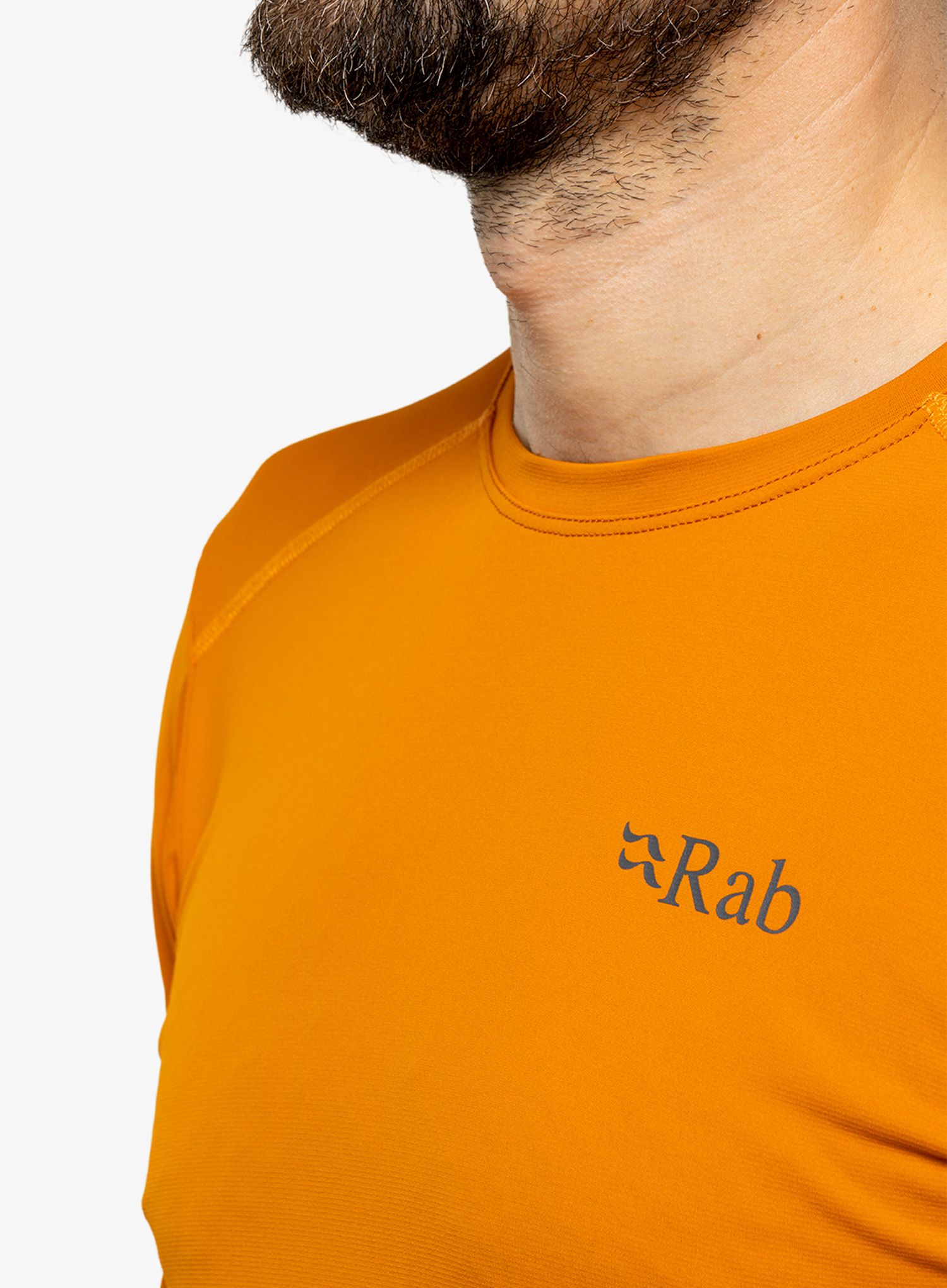 Funkčné tričko Rab Force LS Tee - marmalade