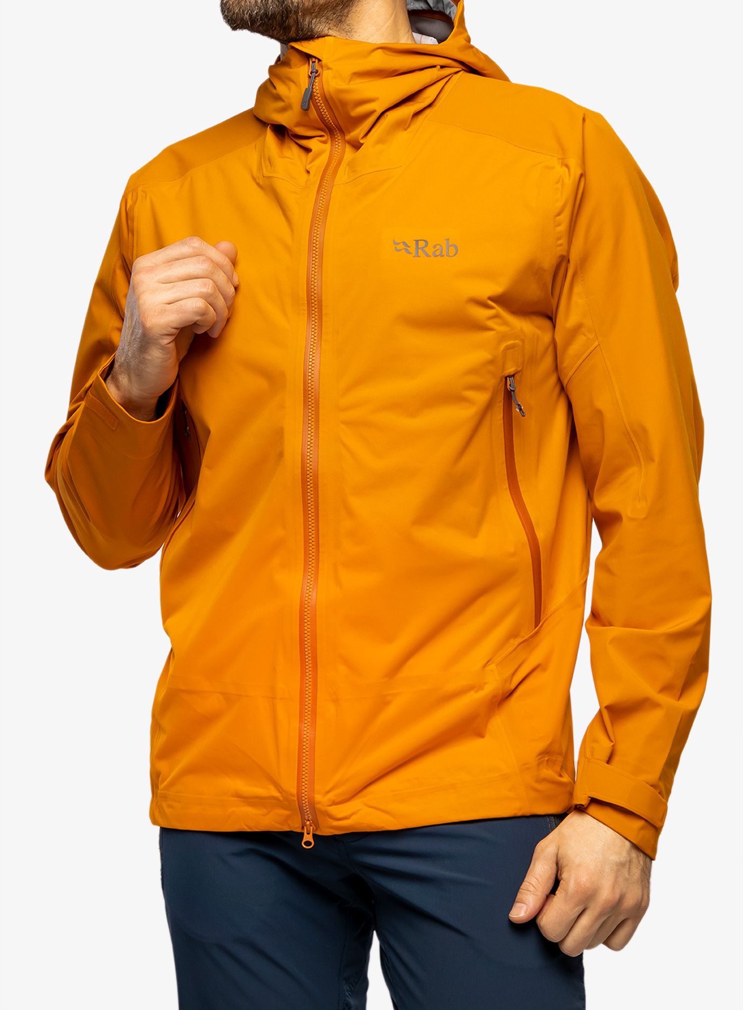 Bunda do dažďa Rab Kinetic Alpine 2.0 Jacket - marmalade