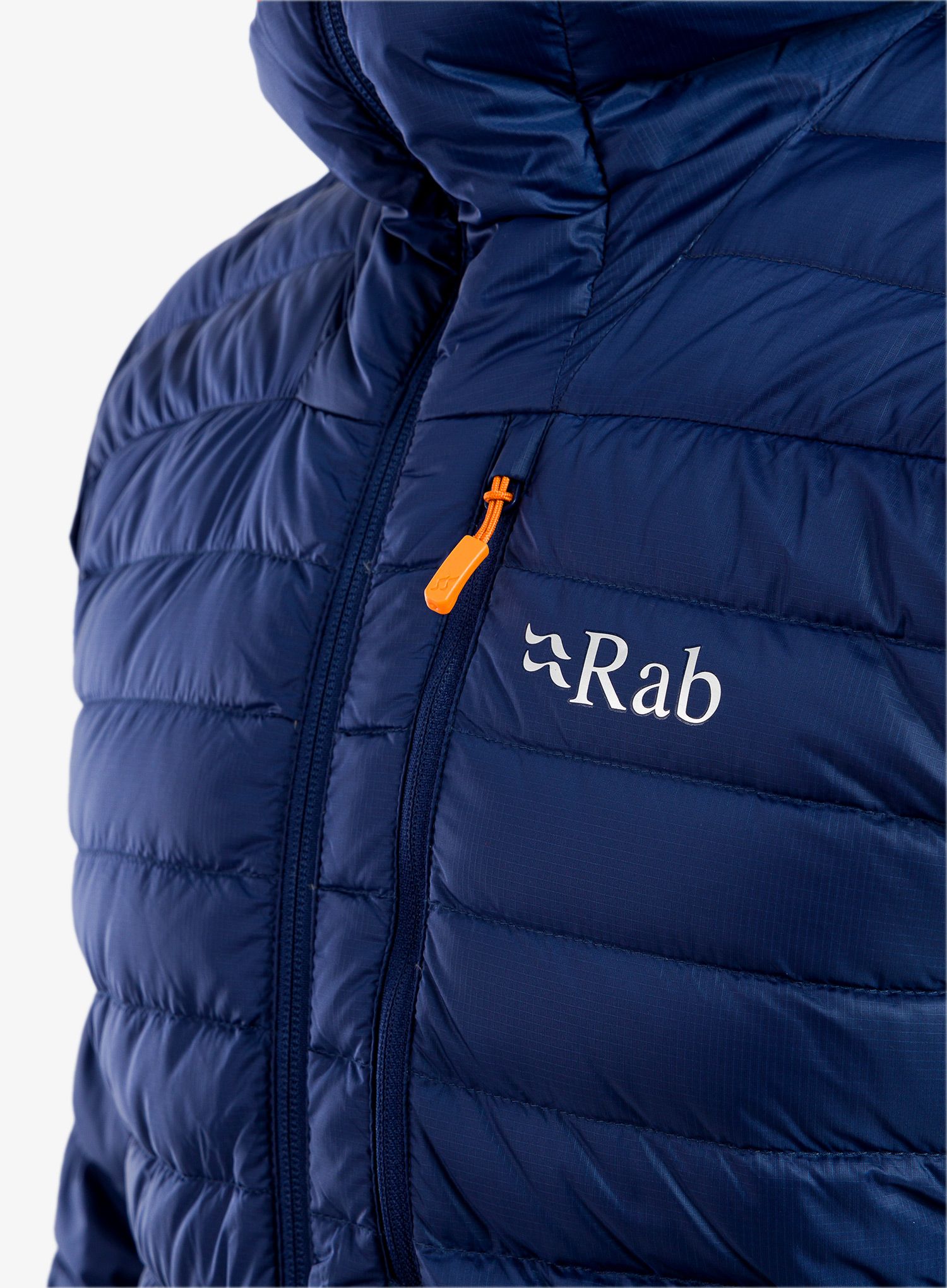Páperová bunda Rab Microlight Alpine Jacket - deep ink/marmalade