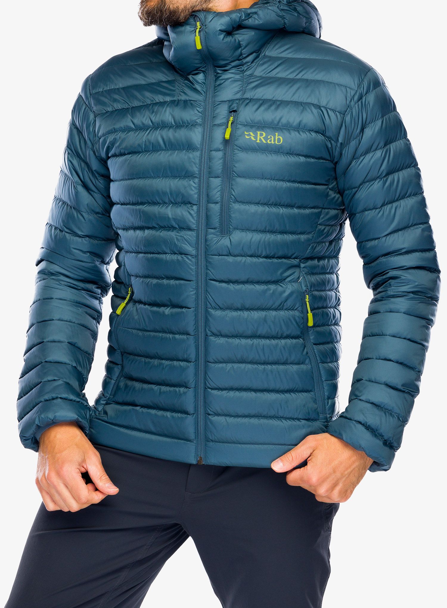 Páperová bunda Rab Microlight Alpine Jacket - orion blue