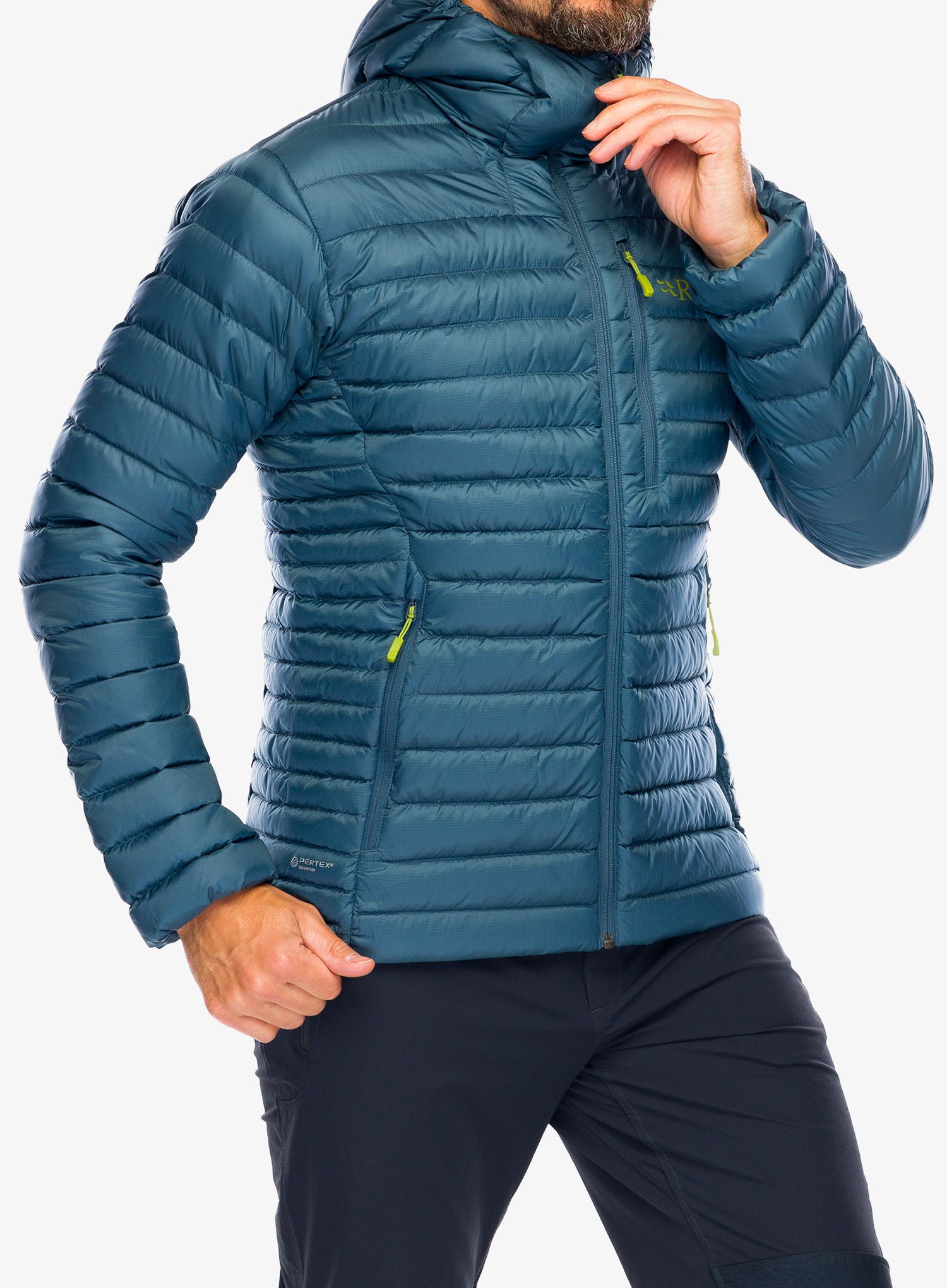 Páperová bunda Rab Microlight Alpine Jacket - orion blue