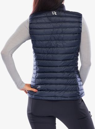 Páperová vesta dámska Rab Microlight Vest - steel