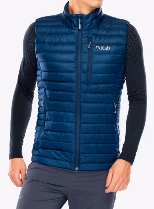 Páperová vesta Rab Microlight Vest - tempest blue