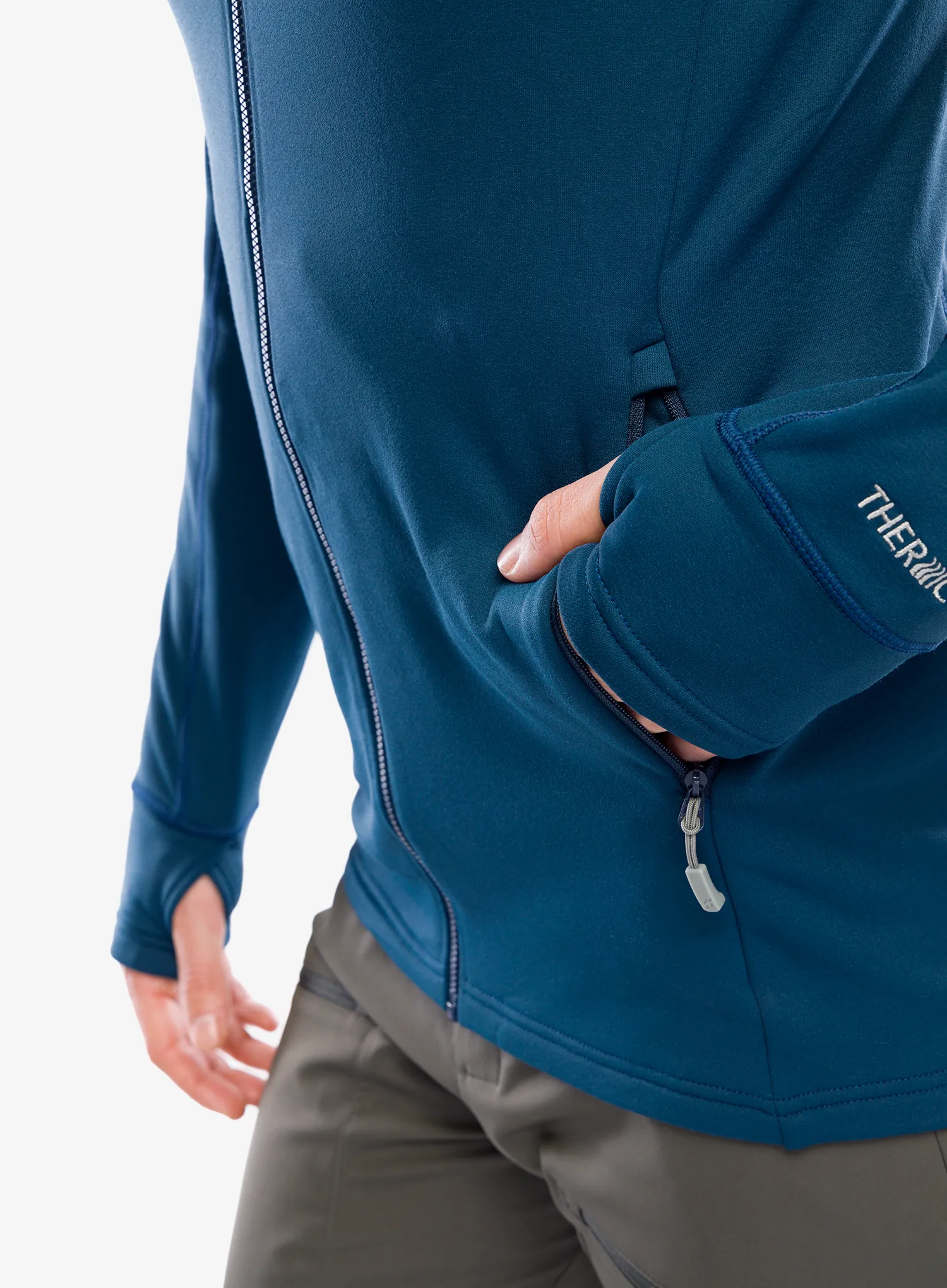 Flísová mikina Rab Modulus Hoody - tempest blue