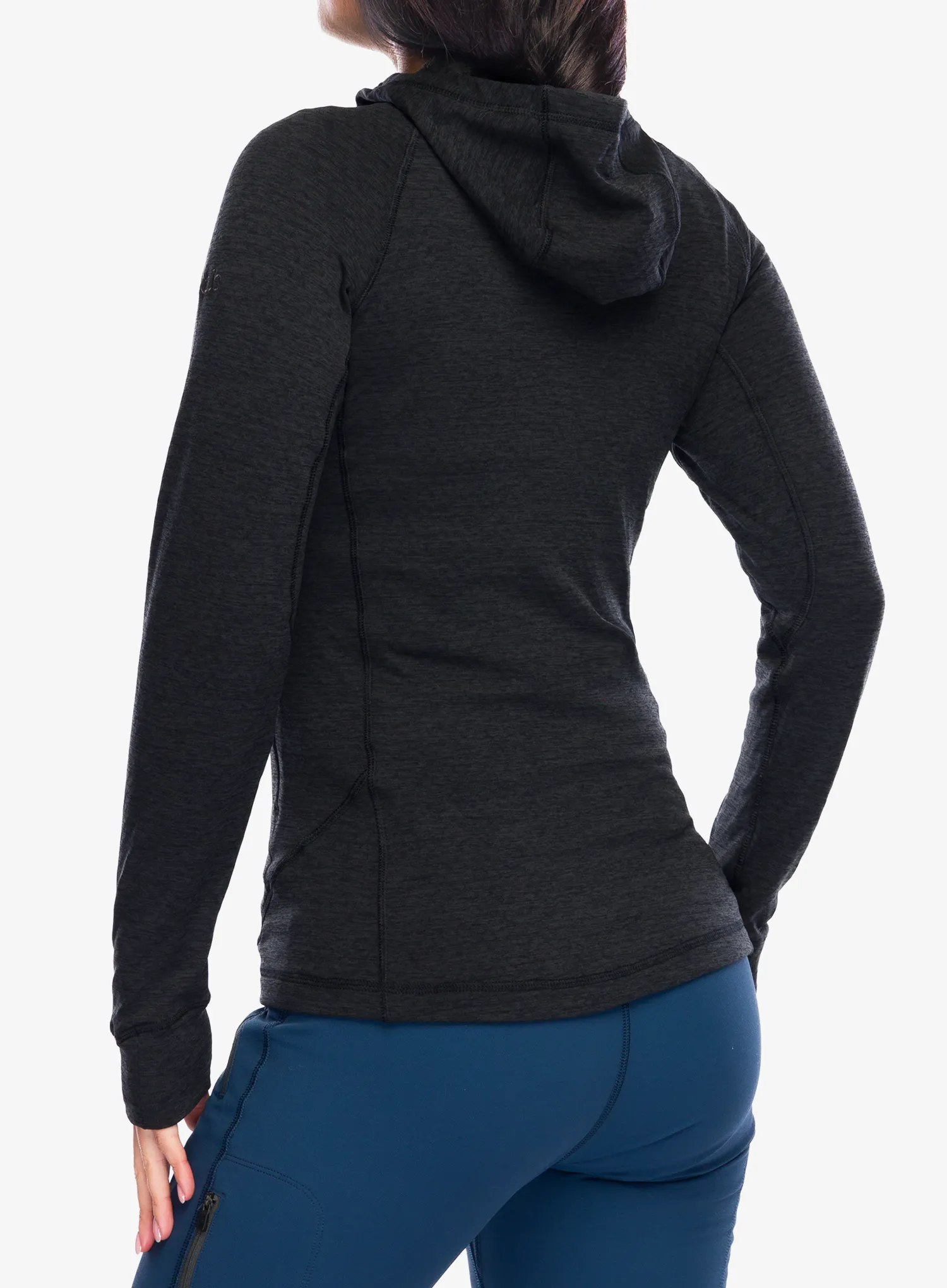 Dámska mikina s kapucňou Rab Nexus Hoody - black