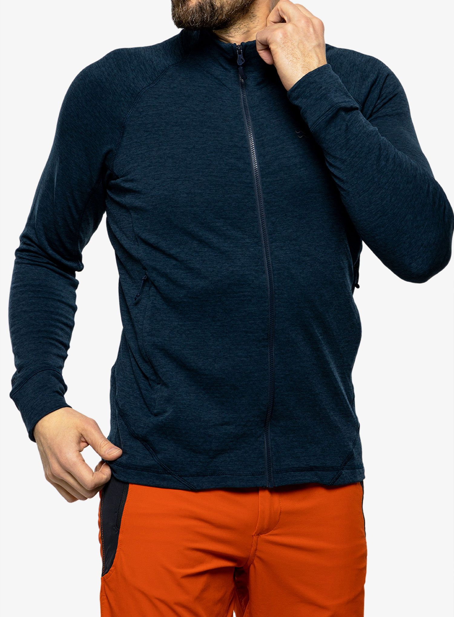 Mikina bez kapucne Rab Nexus Jacket  - deep ink