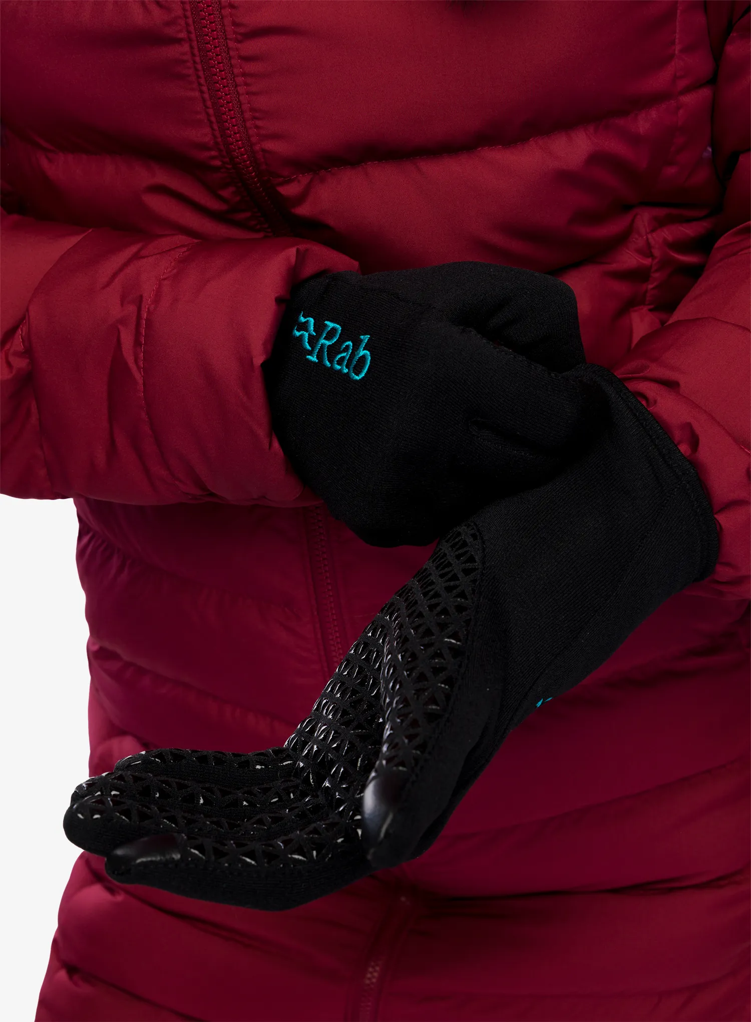 Dámske rukavice Rab Power Stretch Contact Grip Glove - black