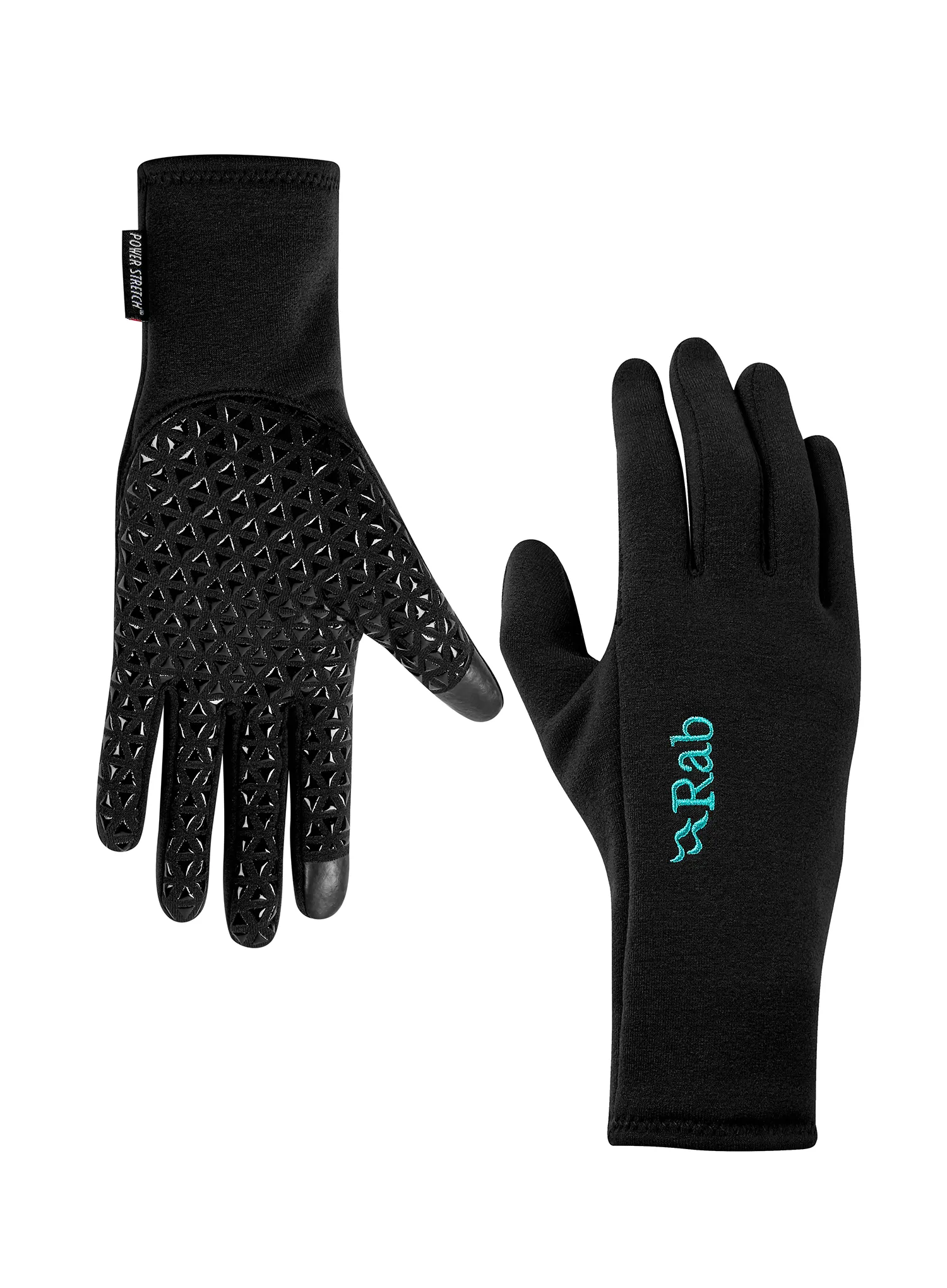 Dámske rukavice Rab Power Stretch Contact Grip Glove - black