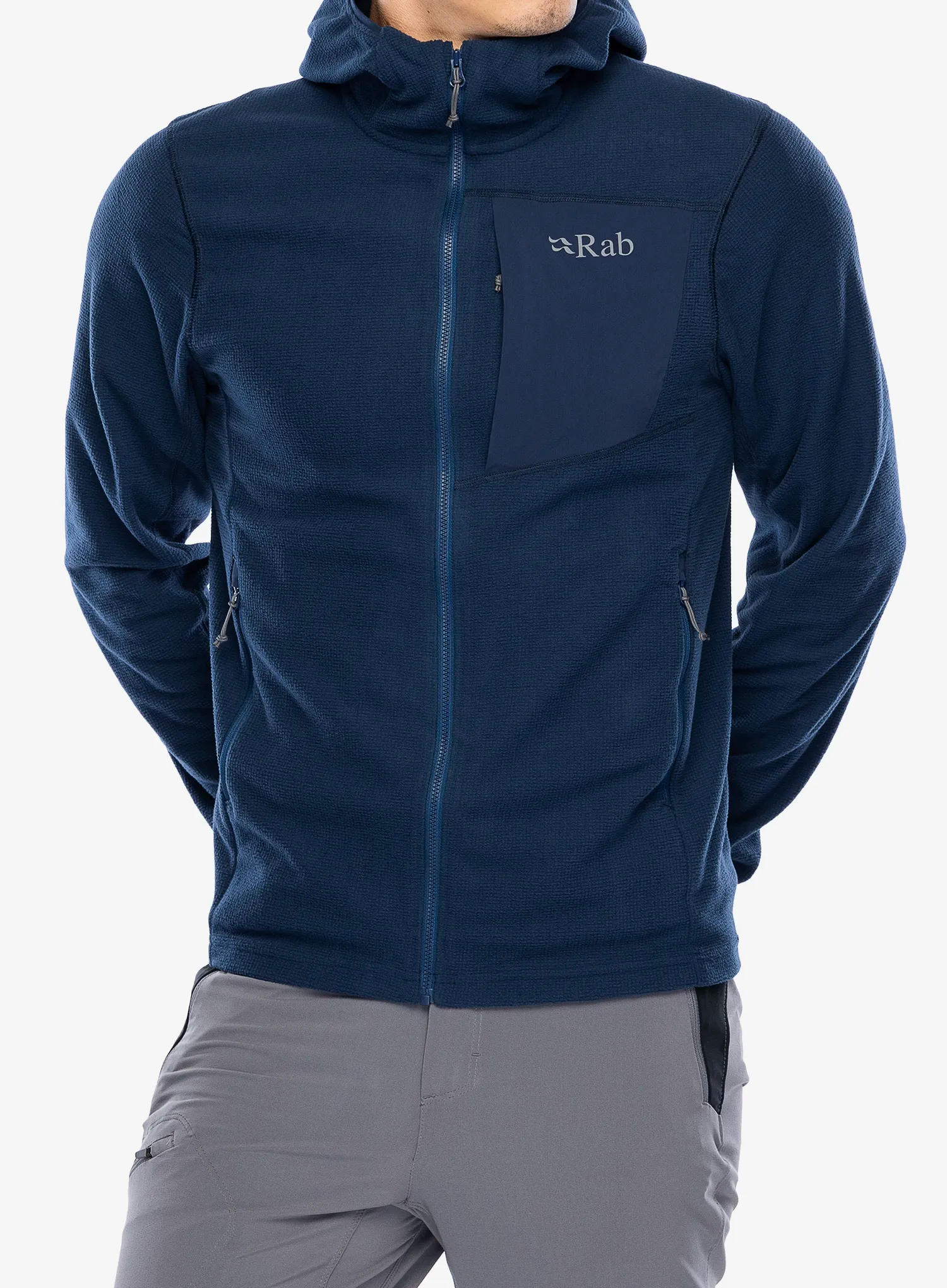 Mikina s kapucňou Rab Tecton Hoody - deep ink