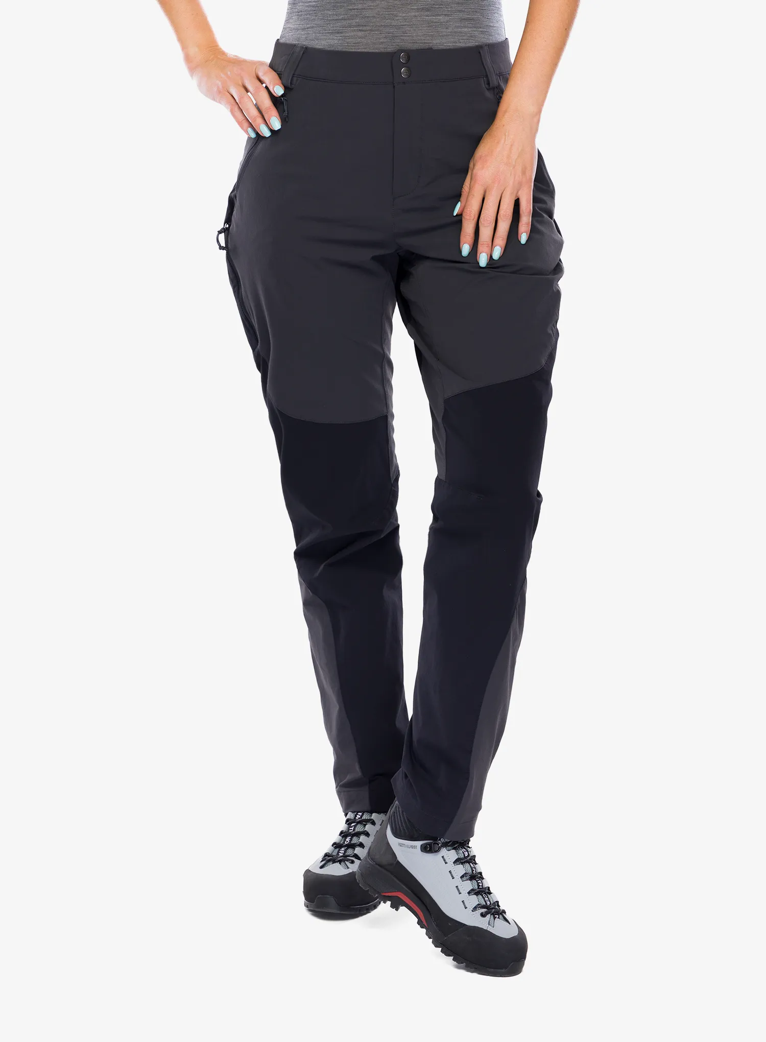 Dámske trekingové nohavice Rab Torque Mountain Pants - anthracite/black