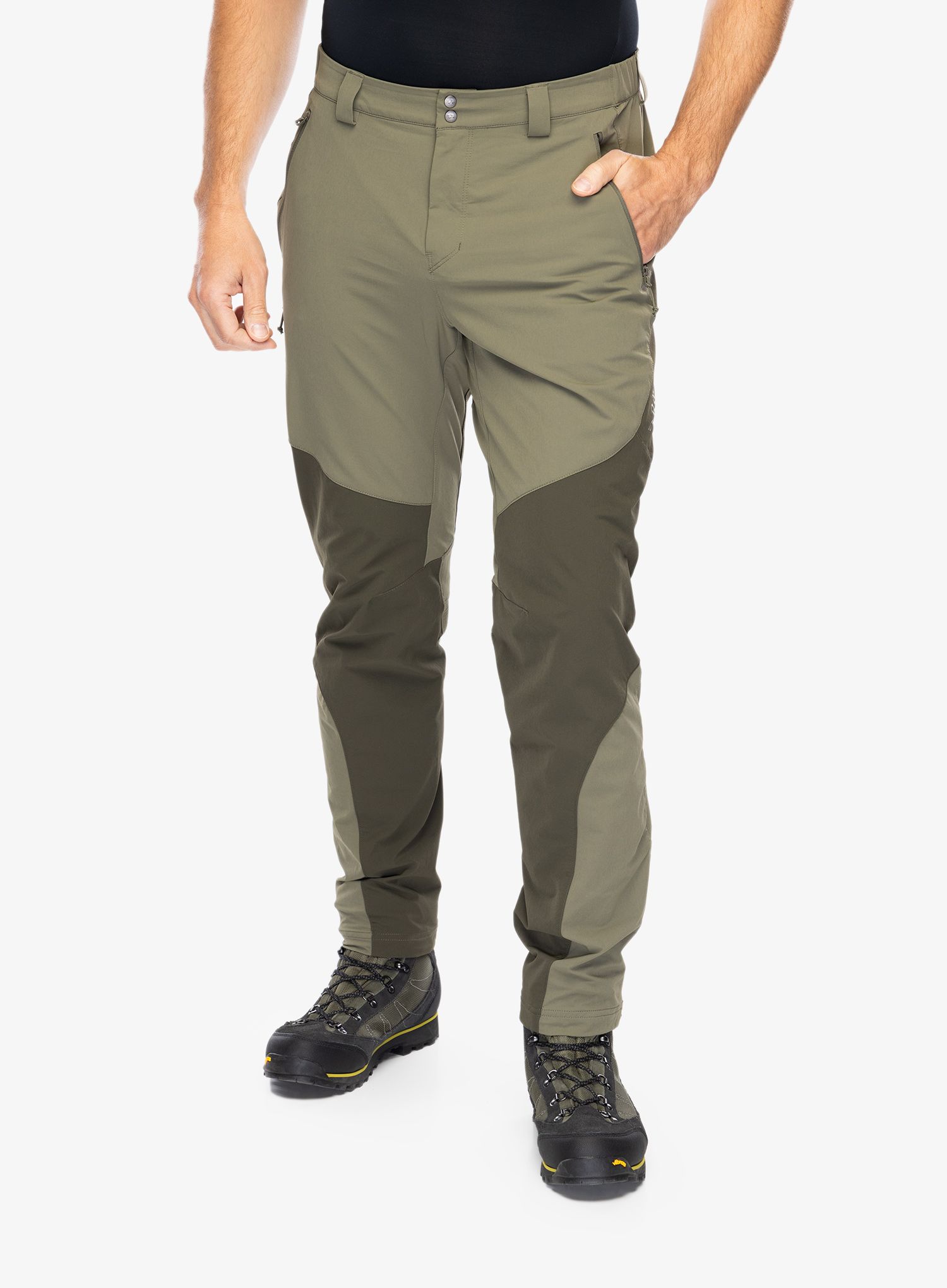 Trekingové nohavice Rab Torque Mountain Pants - light khaki/army