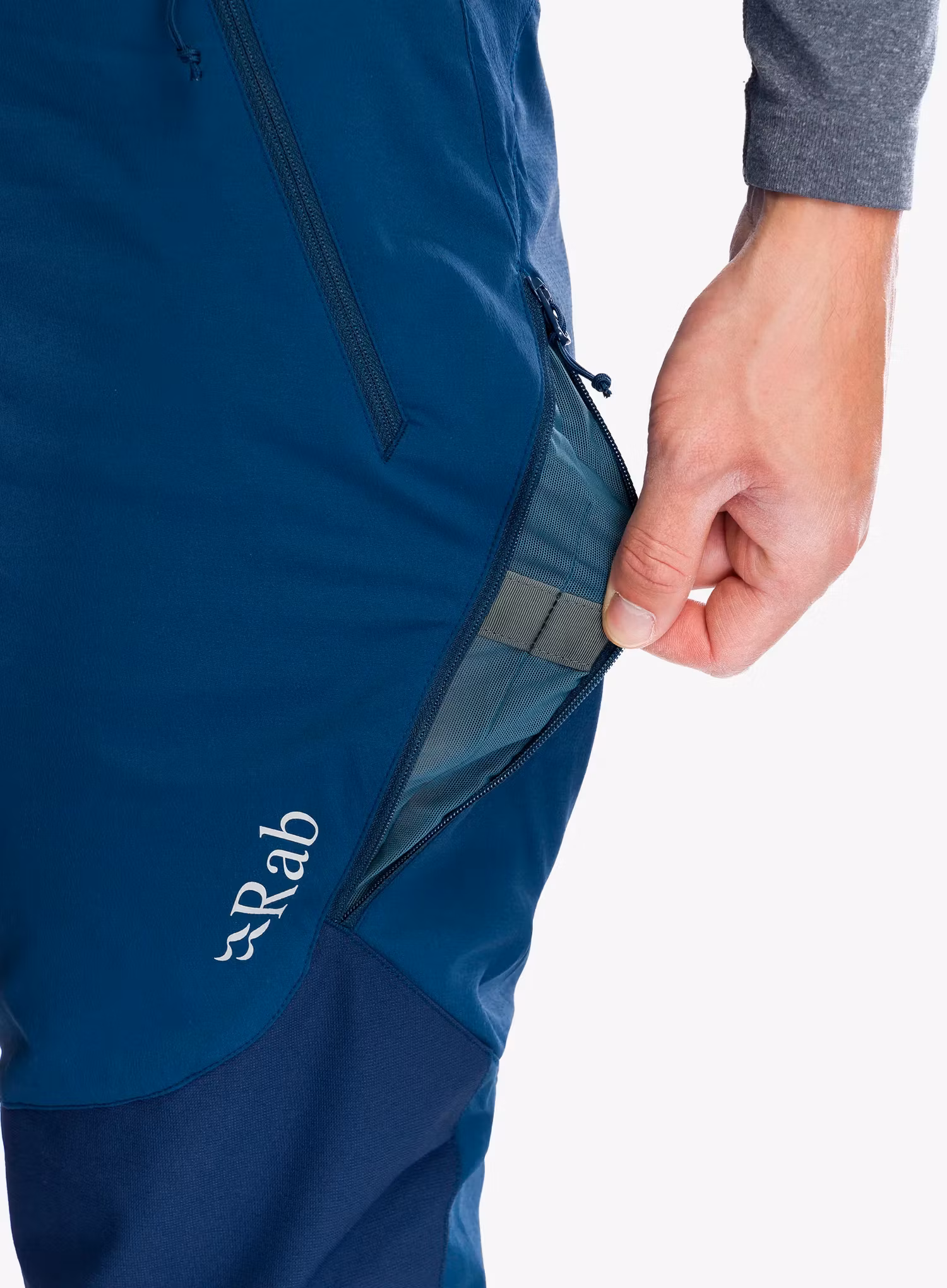 Softshellové nohavice Rab Torque VR Pants - tempest blue