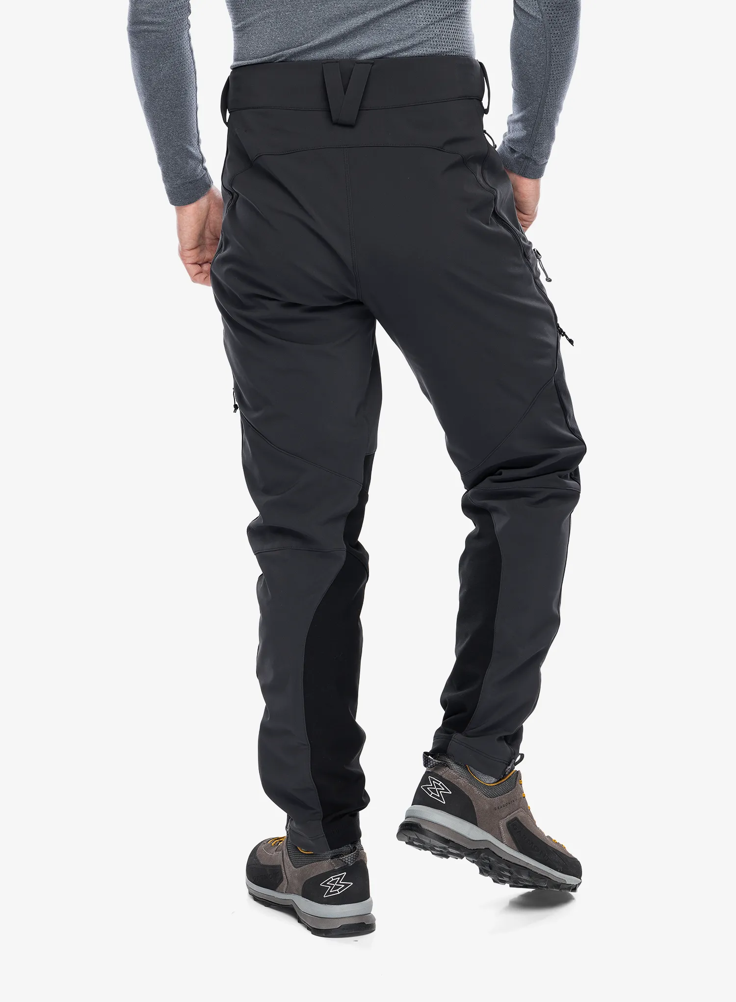 Softshellové nohavice Rab Torque Winter Pants - black