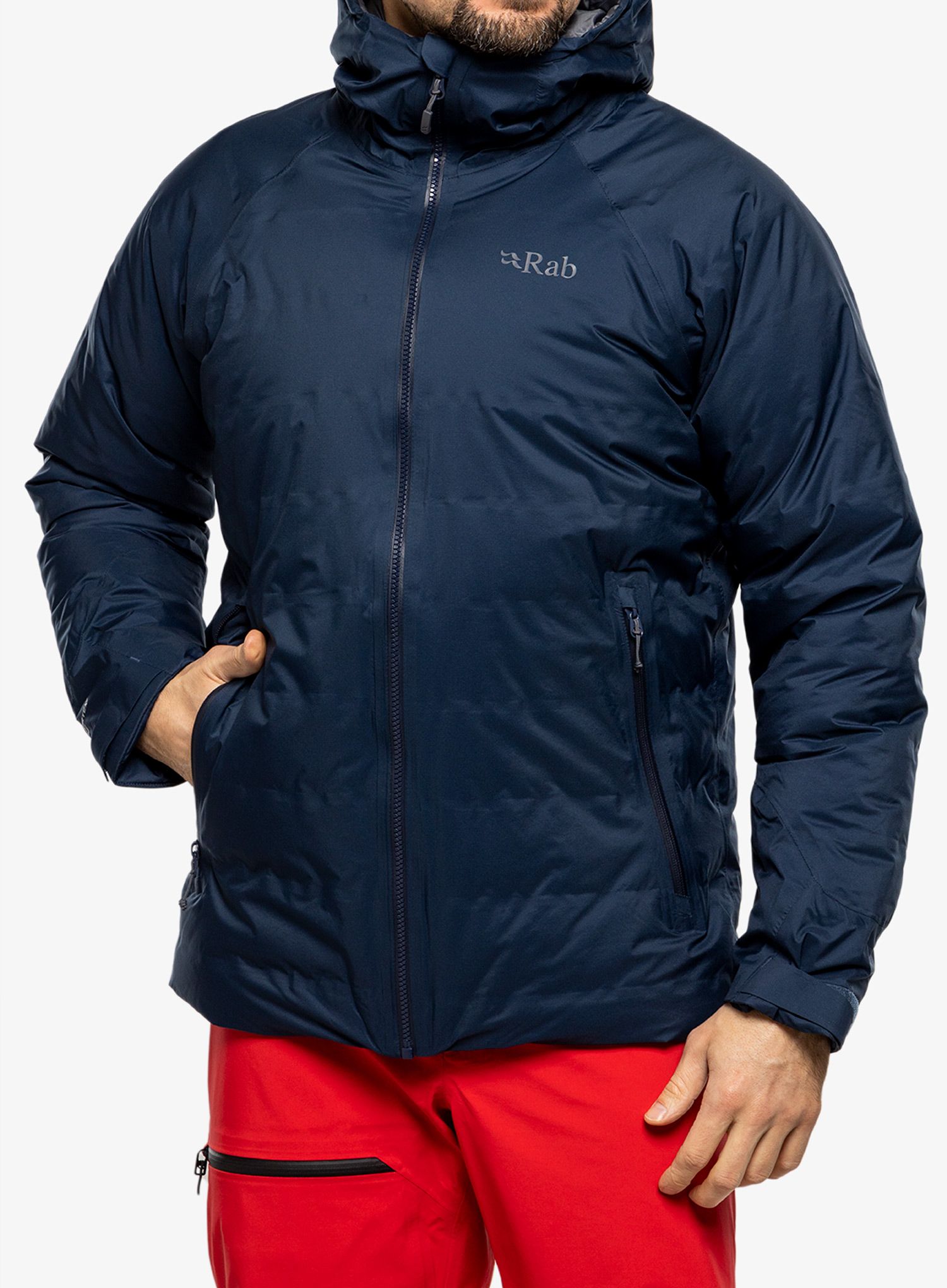Páperová bunda Rab Valiance Jacket - deep ink