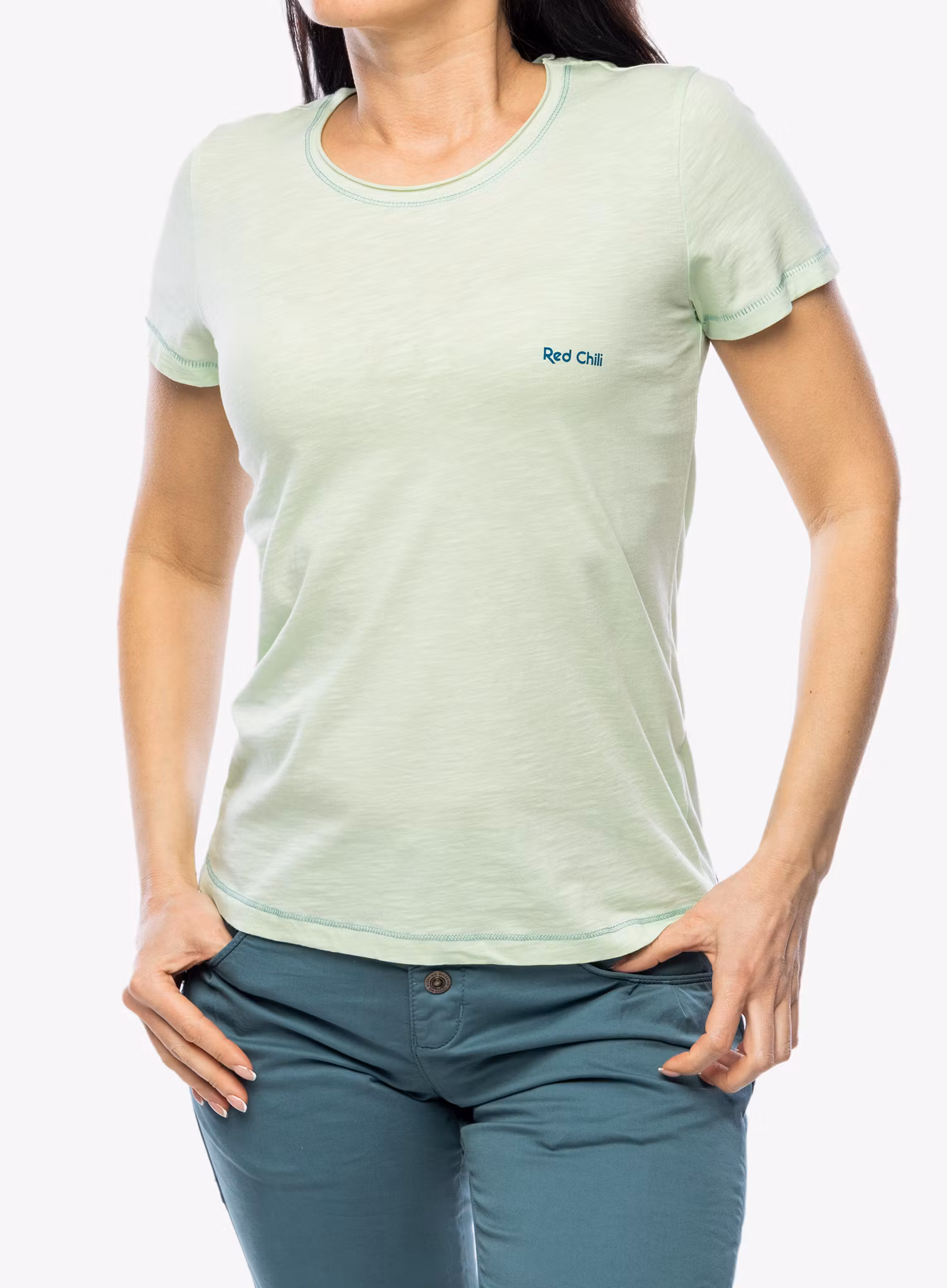 Tričko s potlačou dámske Red Chilli Wo Satori T-Shirt III - pastel green