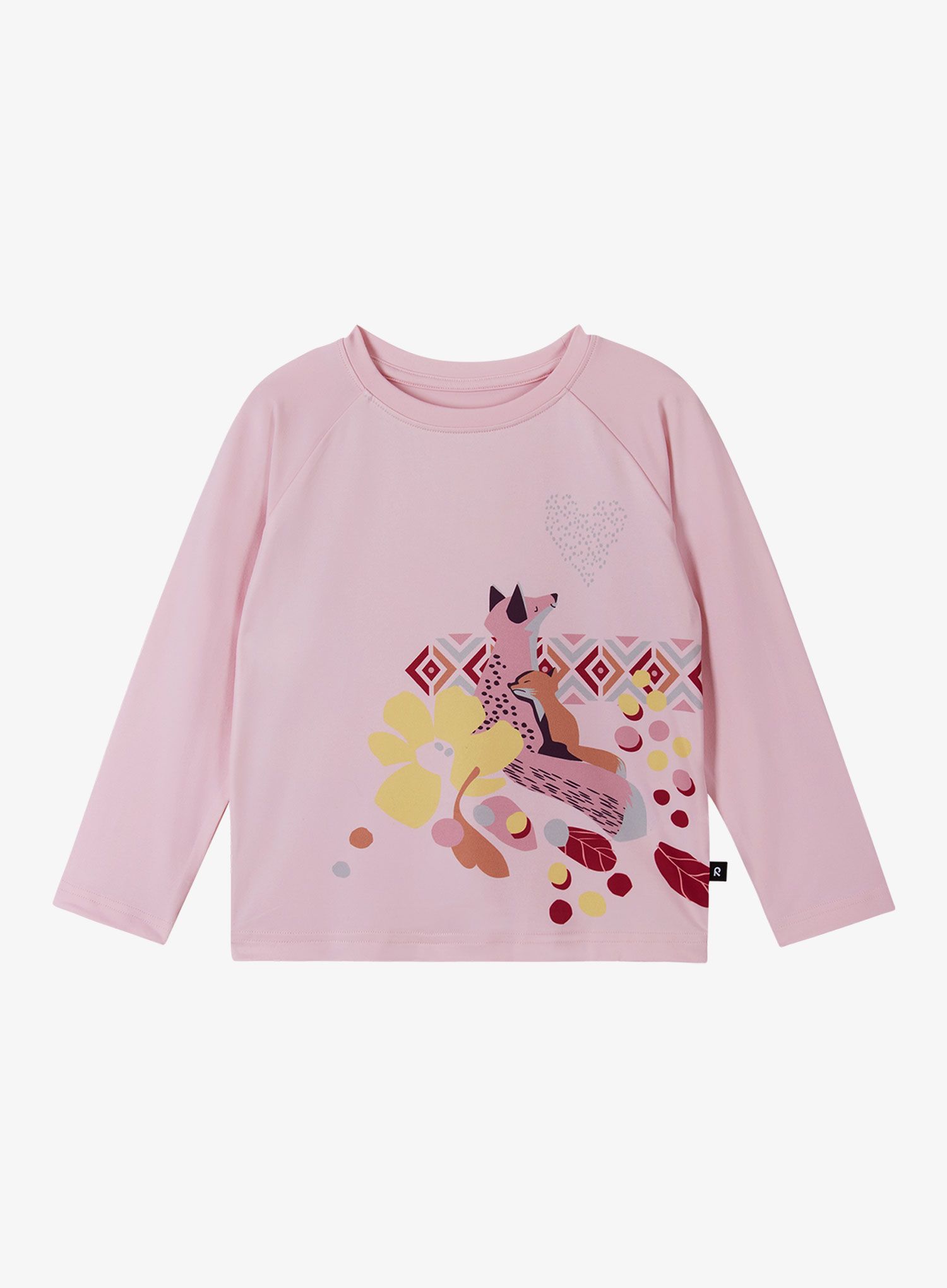 Mikina dievčenská Reima Kouluun - pale rose