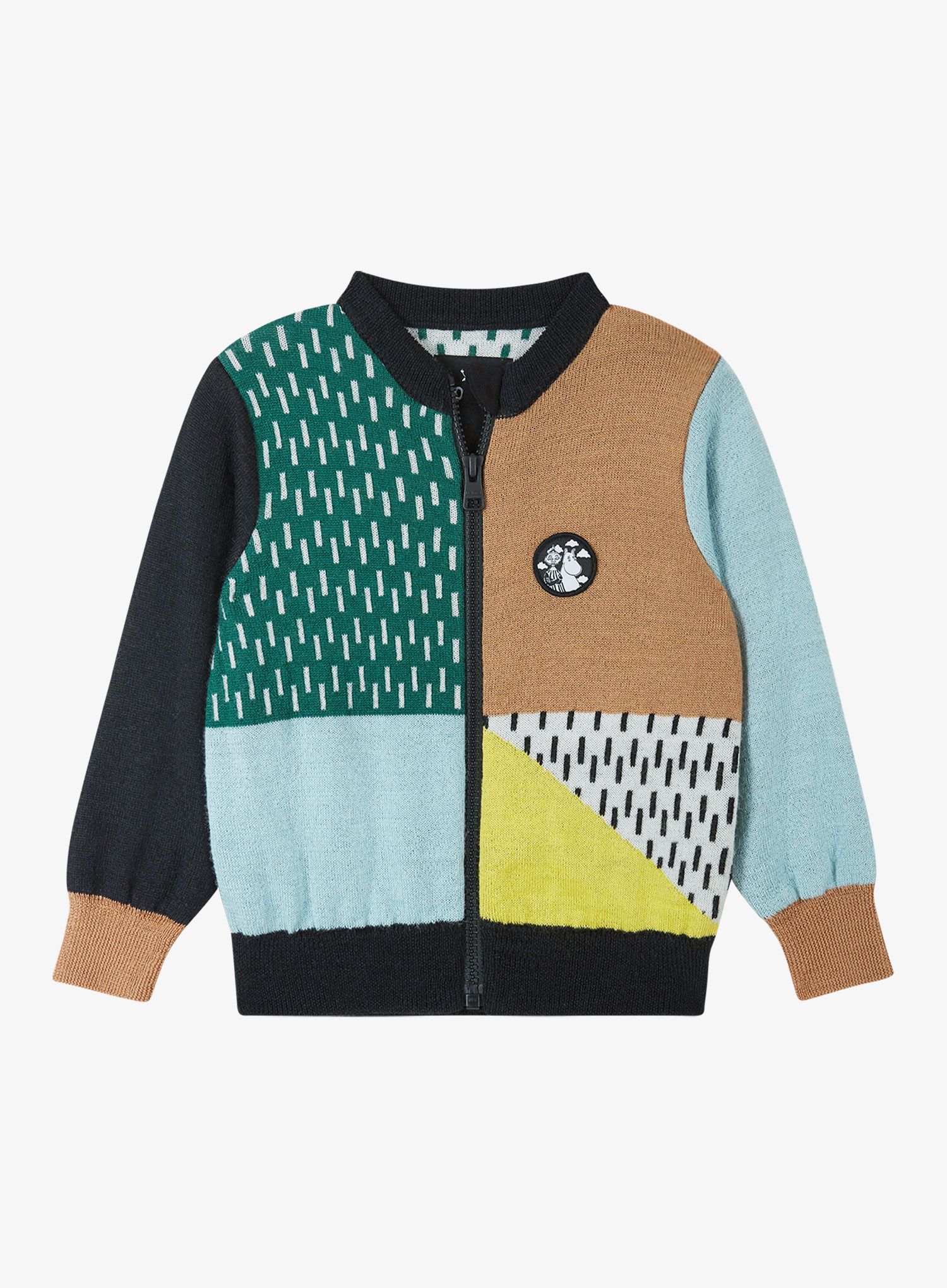 Mikina detská Reima Moomin Idelar - cool green