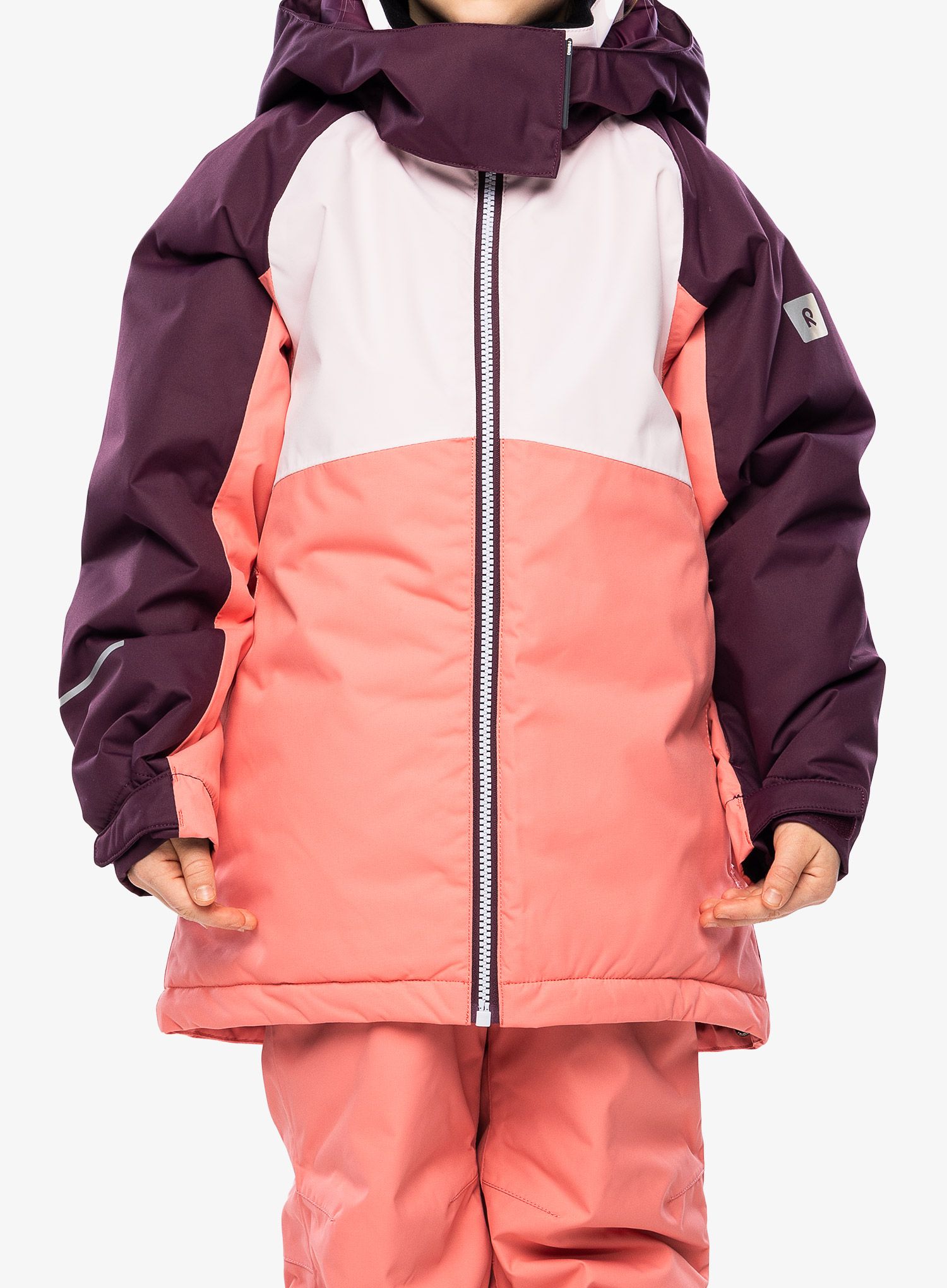 Dievčenská bunda Reima Salla - pink coral