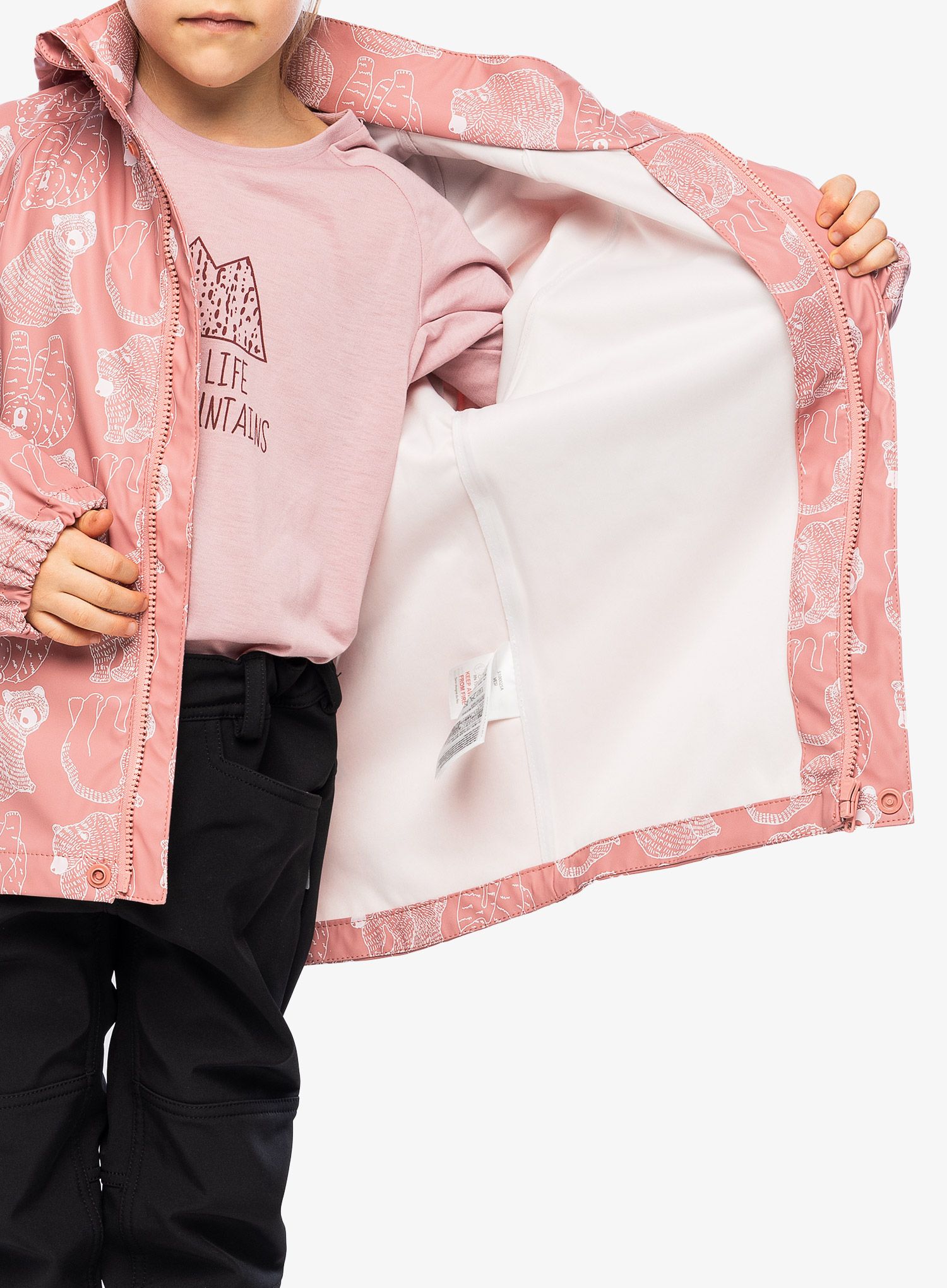 Detská bunda Reima Vesi - rose blush