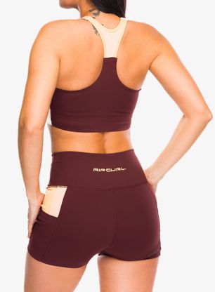 Dámsky top Rip Curl RSS Revival Crop - plum