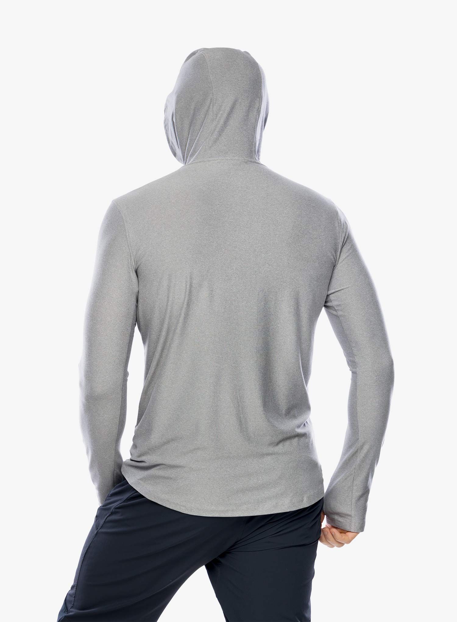 Mikina s kapucňou Royal Robbins Amp Lite Hoodie - lt pewter htr