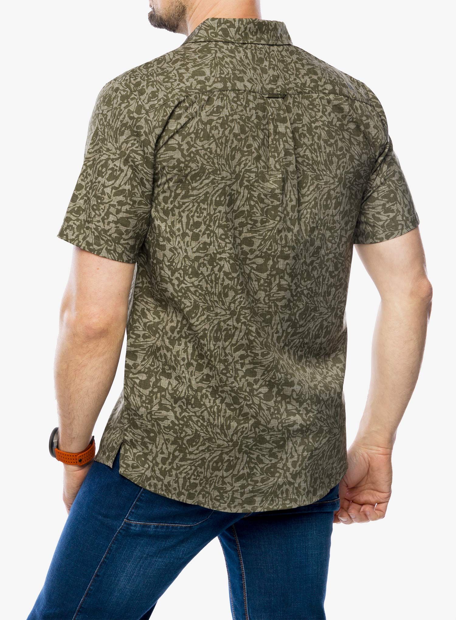 Košeľa Royal Robbins Amp Lite Printed S/S - fiddlehead fortuna pt