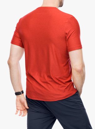 Tričko Royal Robbins Amp Lite Tee - brick red htr